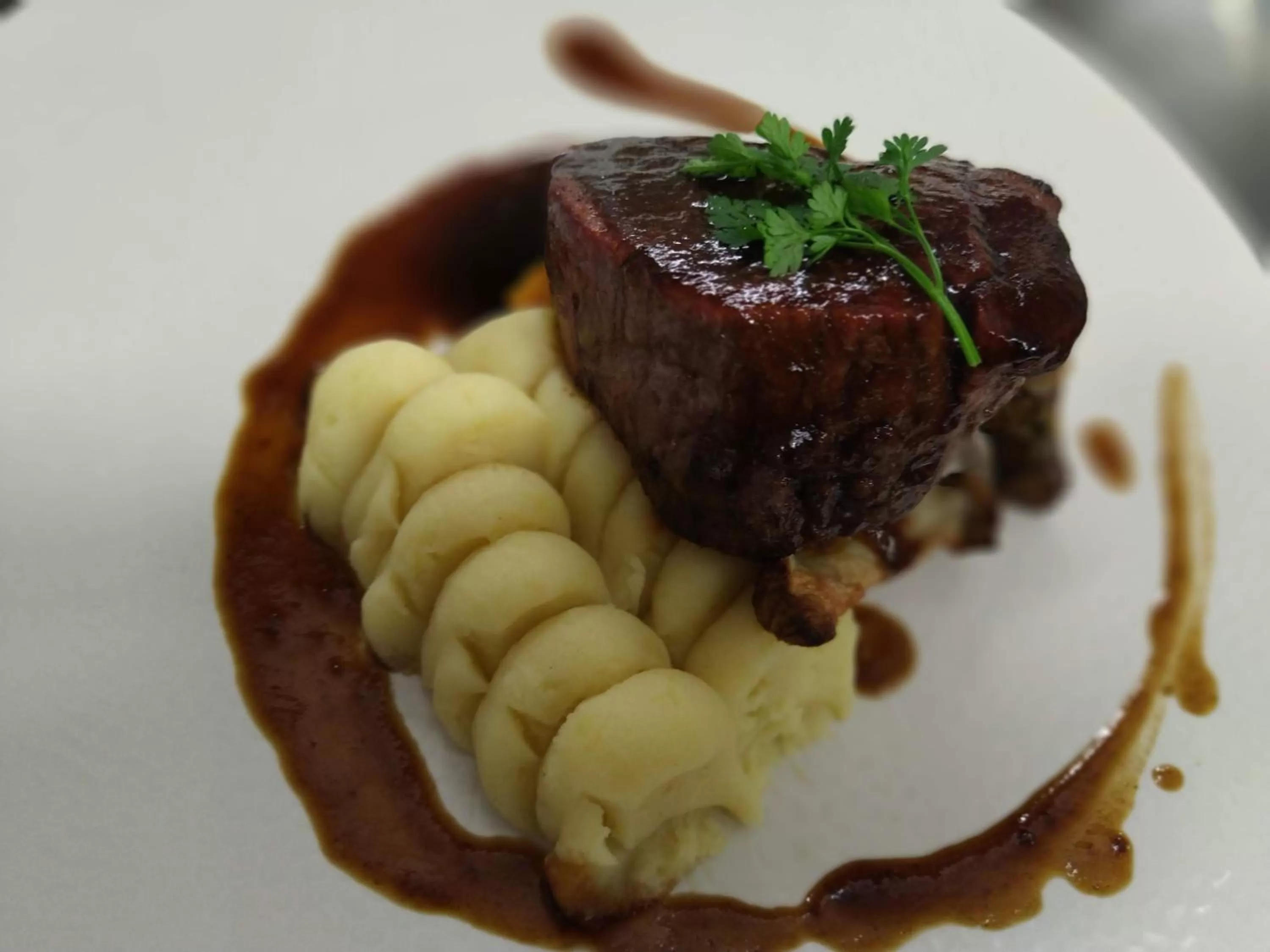 Food close-up in Hotel Les Lanchers