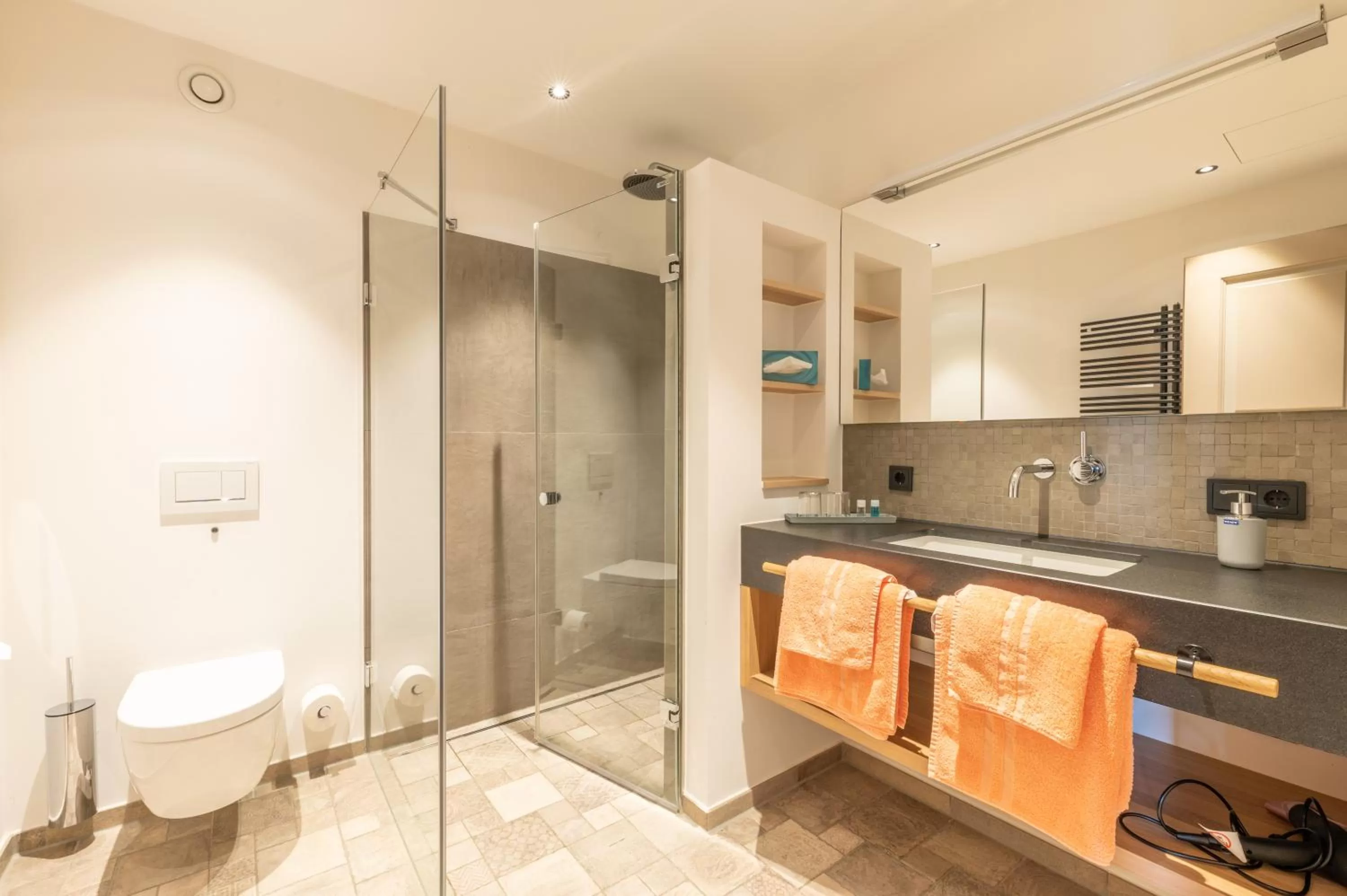 Shower in LANDHOTEL ALTE ZOLLSTATION- Historical Building