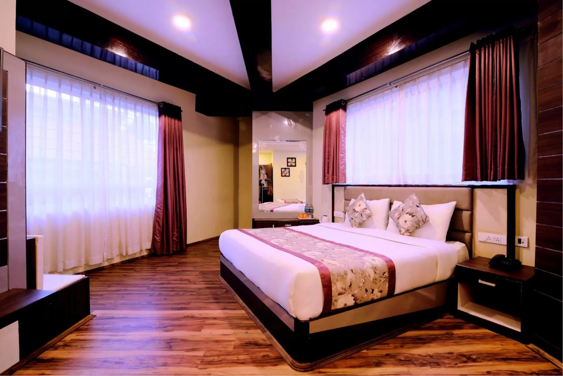 Bedroom, Bed in Hotel Zambala Retreat & Spa Darjeeling