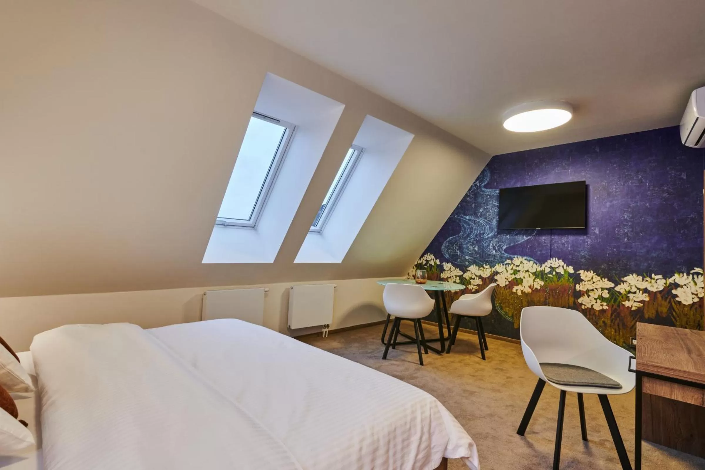 TV and multimedia, Bed in Hotel Alfréd a Hermína