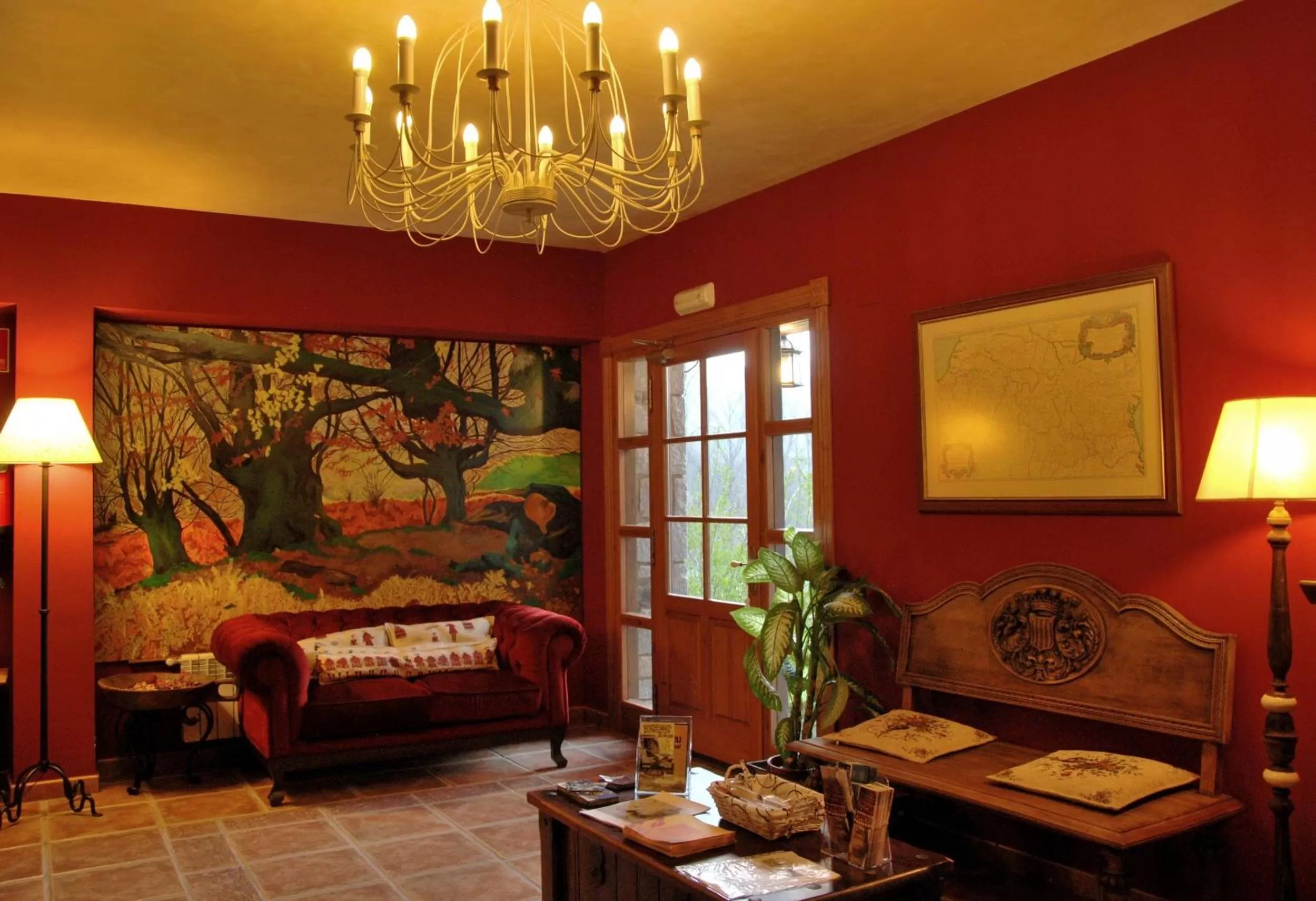 Lobby or reception, Bed in Hotel Selba d'Ansils