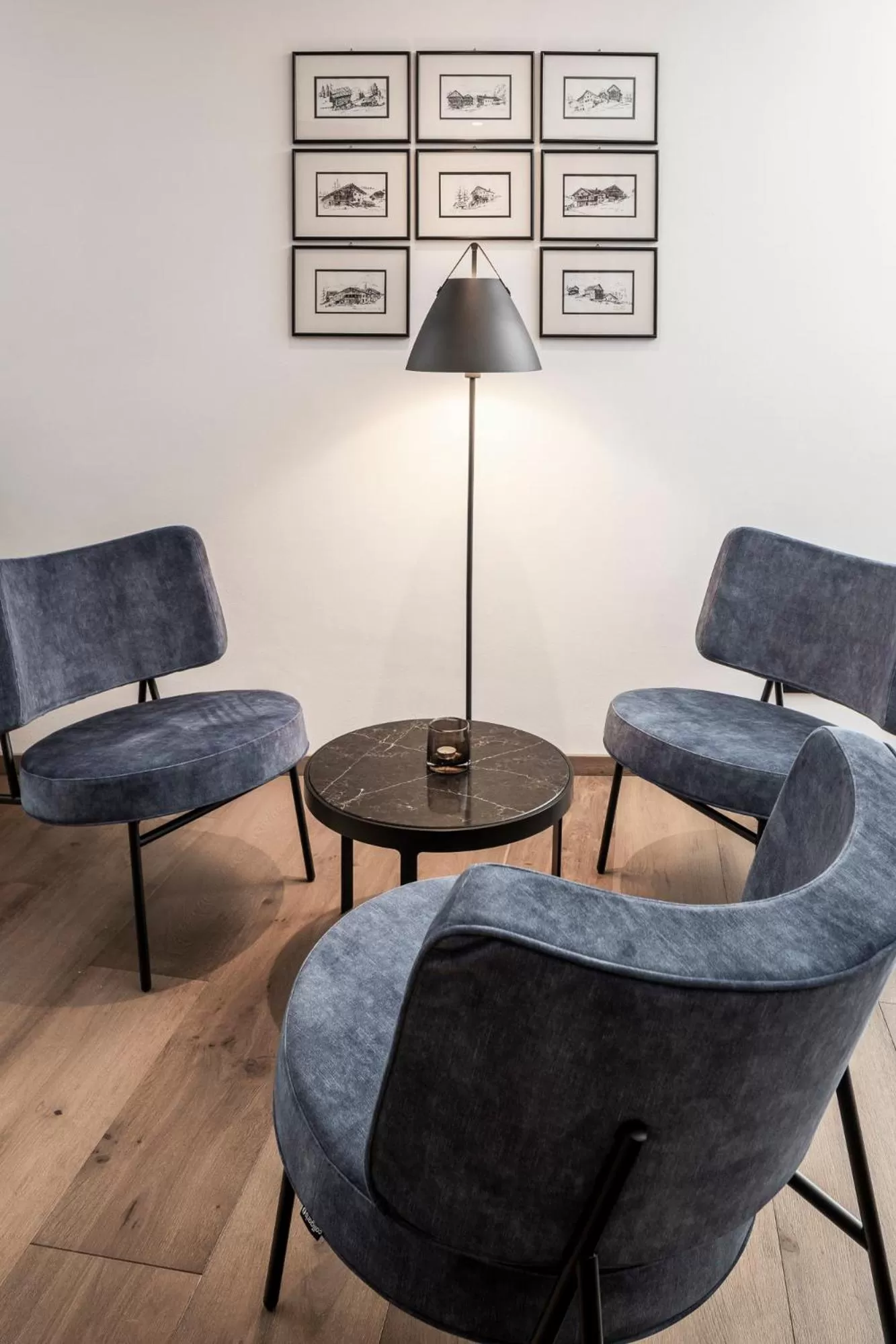 Communal lounge/ TV room in Linder Cycling Hotel