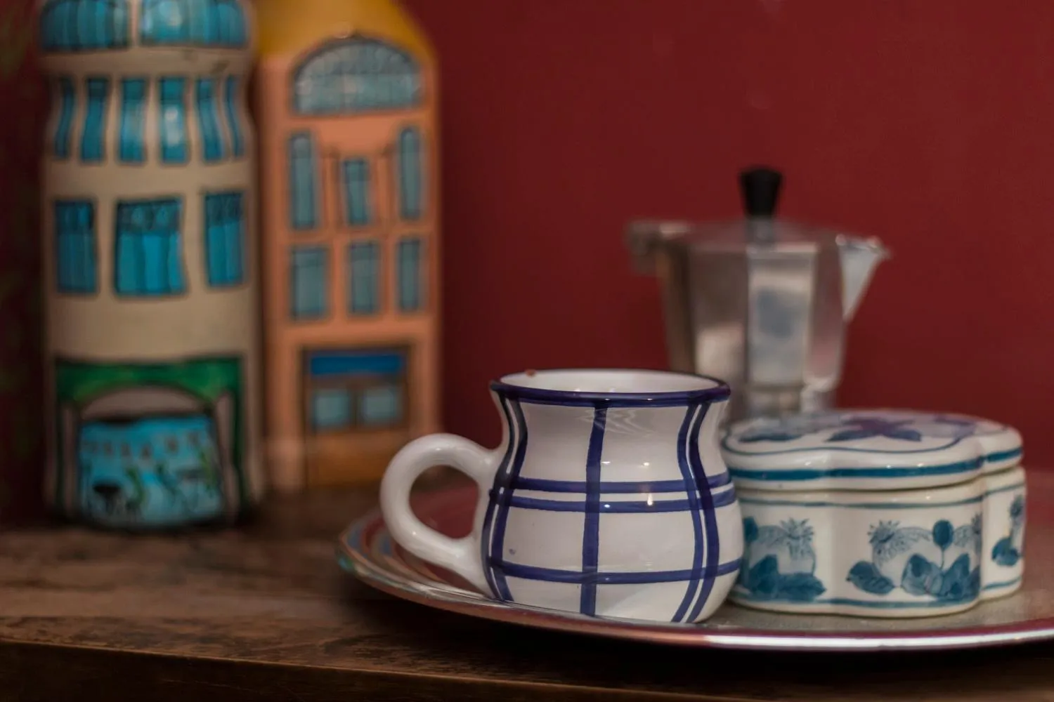 Decorative detail in Baroque Hostel & Coworking