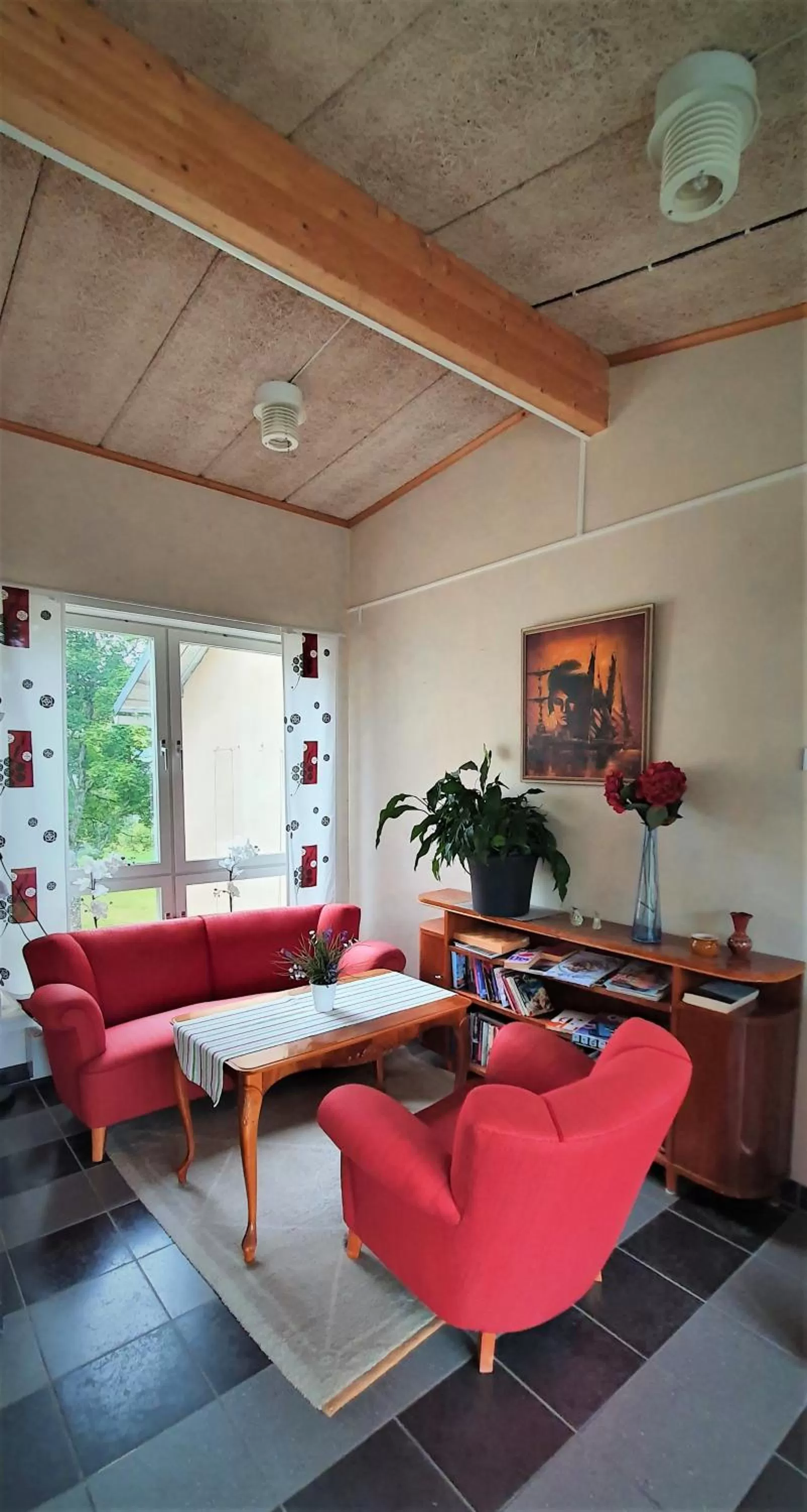 Seating area in Nipanhotellet