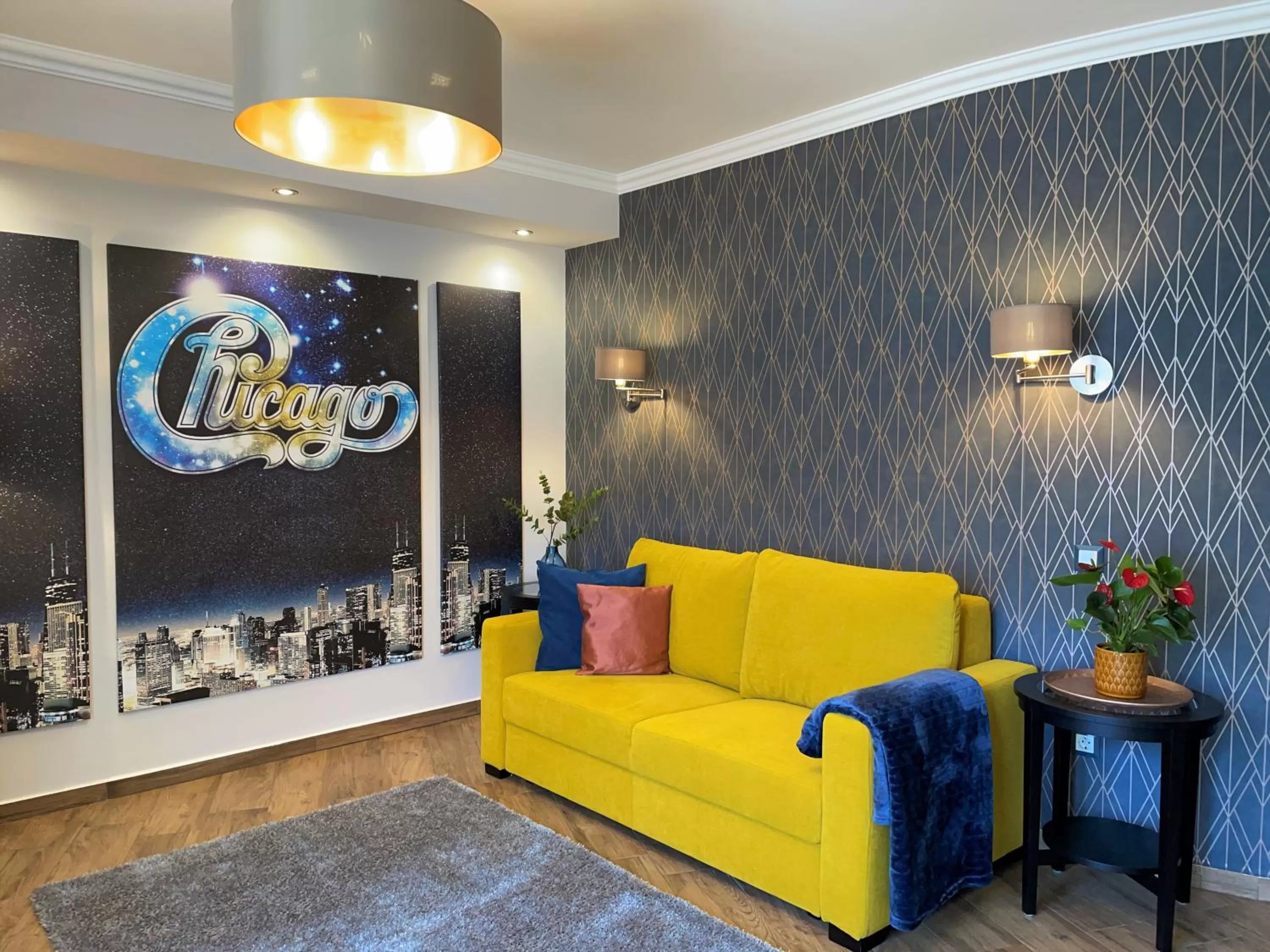 Photo of the whole room in Chicago Vendégház