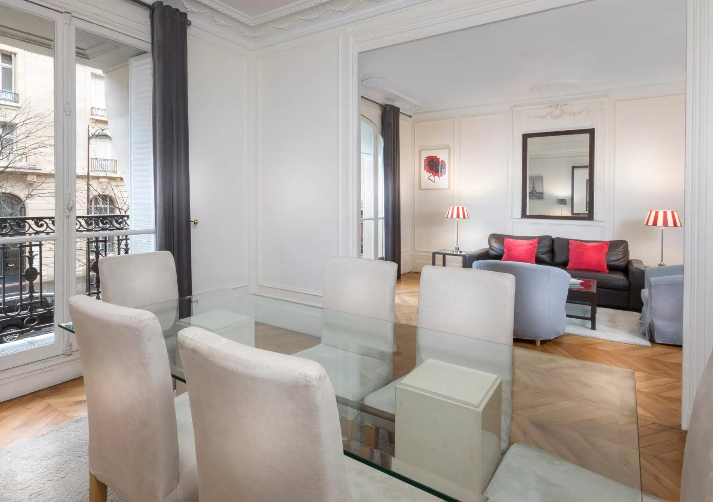 Living room in Résidence Charles Floquet