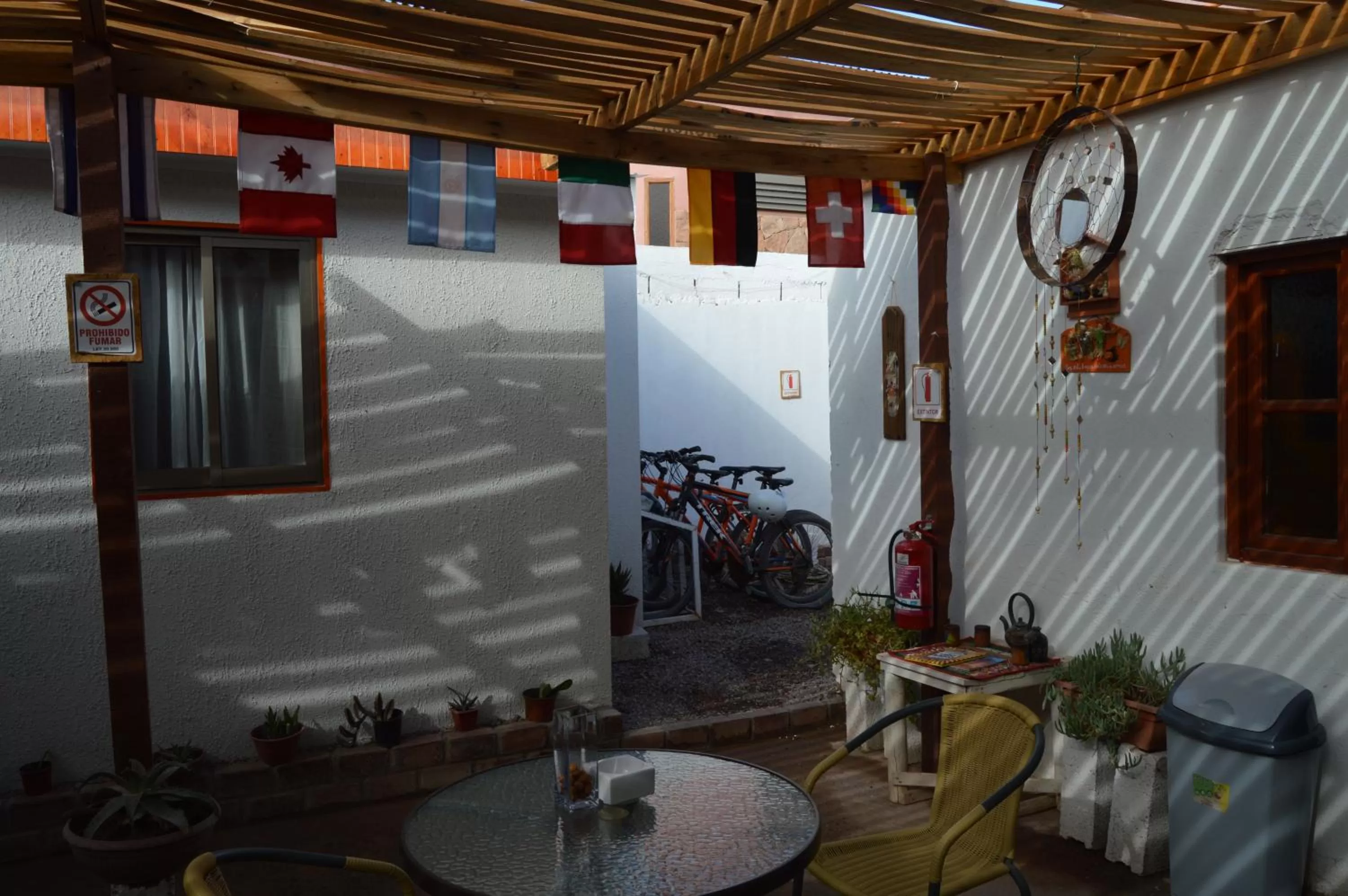 Decorative detail, Patio/Outdoor Area in Hostal Siete Colores