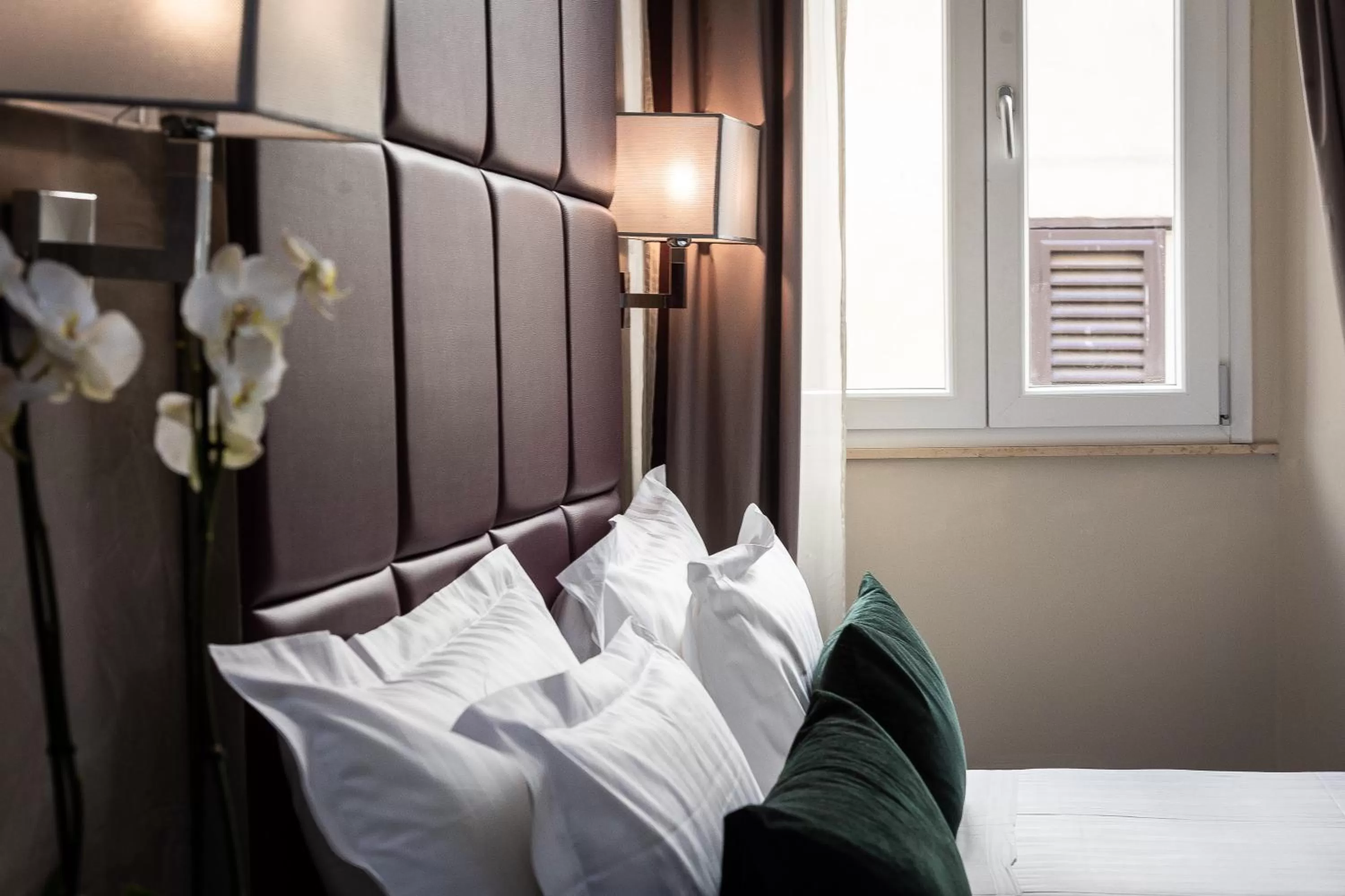 Bedroom, Bed in Hotel Castellino Roma