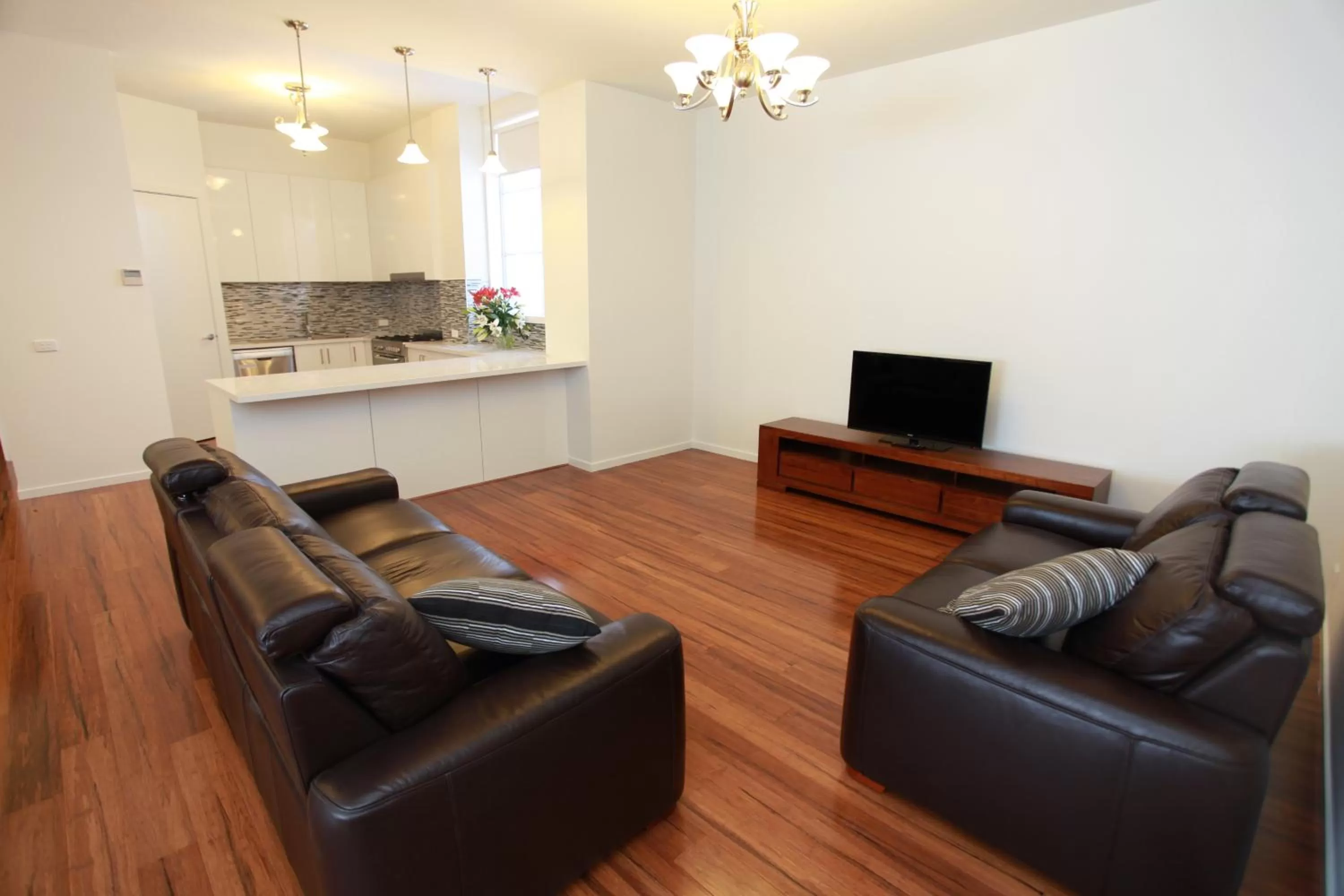 Living room in Ballarat Premier Apartments