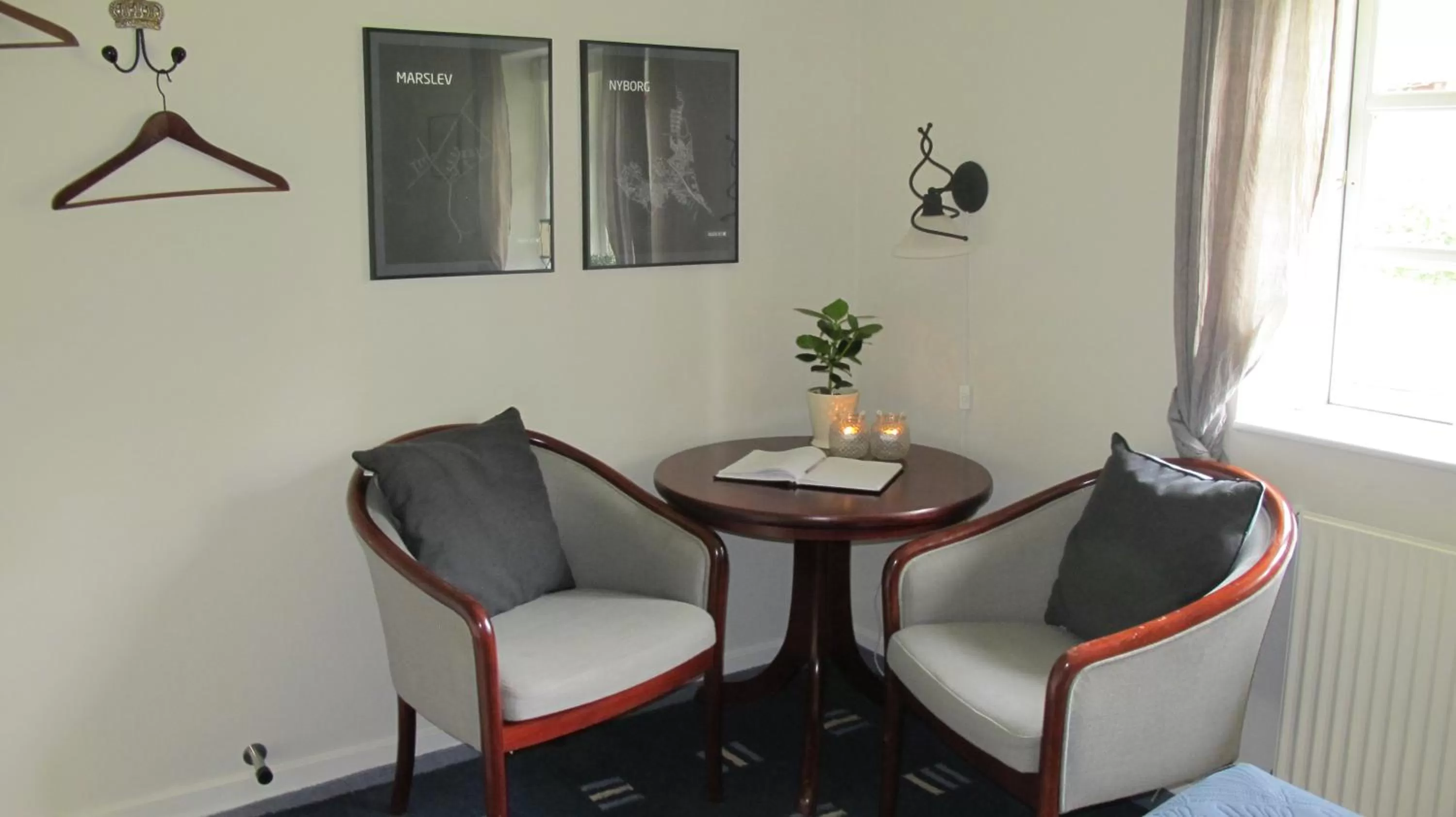 Seating area in Birkende Bed and Breakfast