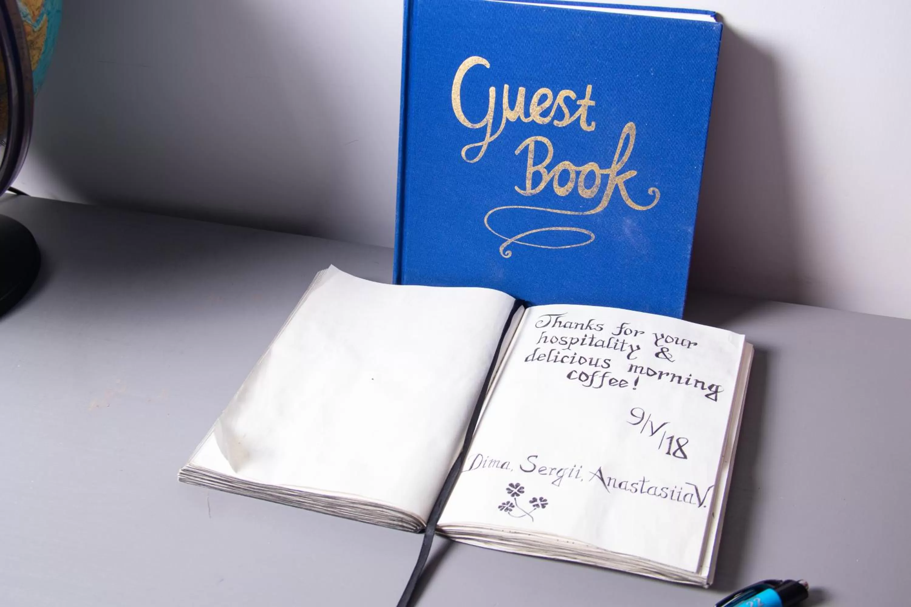 Text overlay in Nido Dei Gabbiani