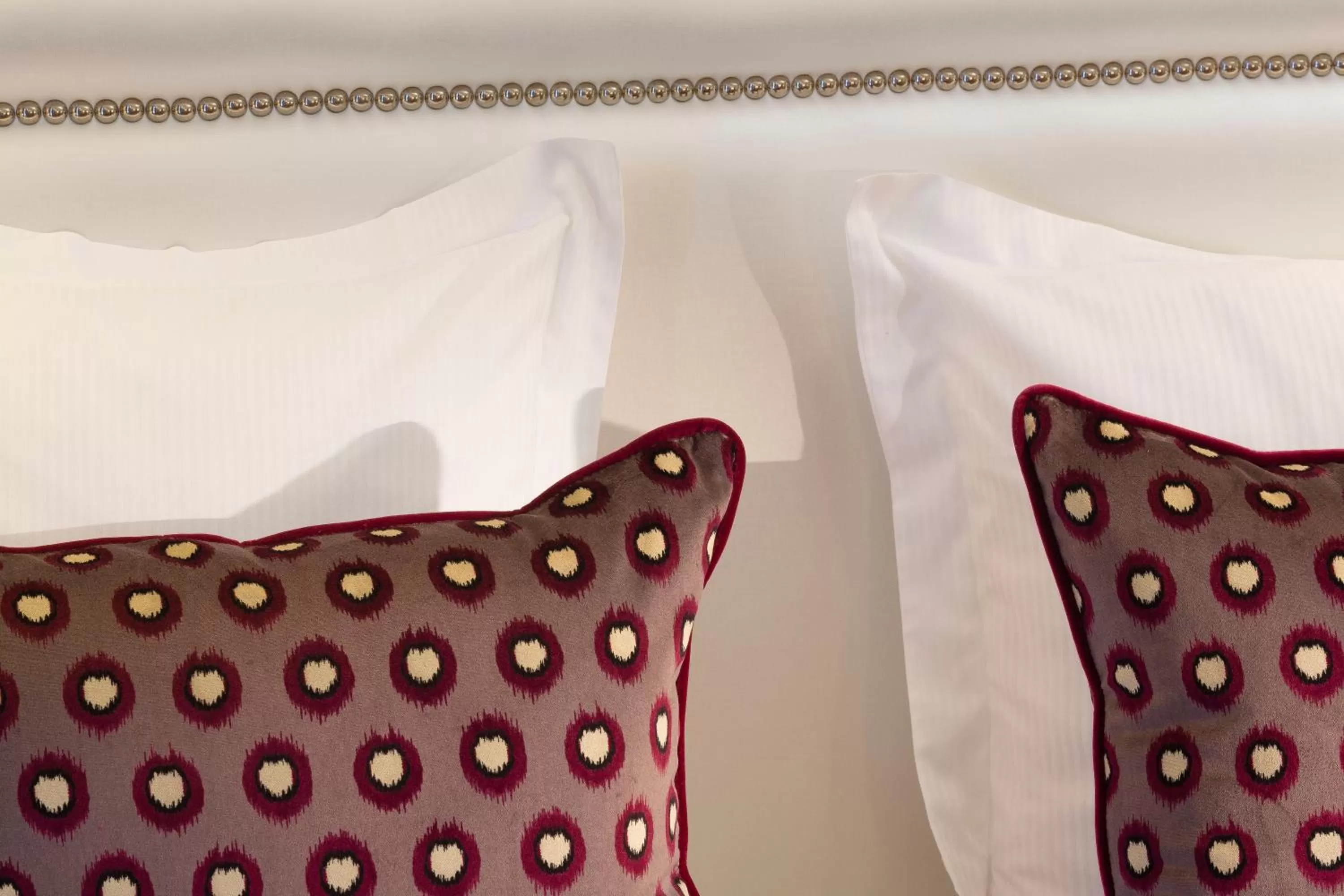 Decorative detail, Bed in Hotel Monge