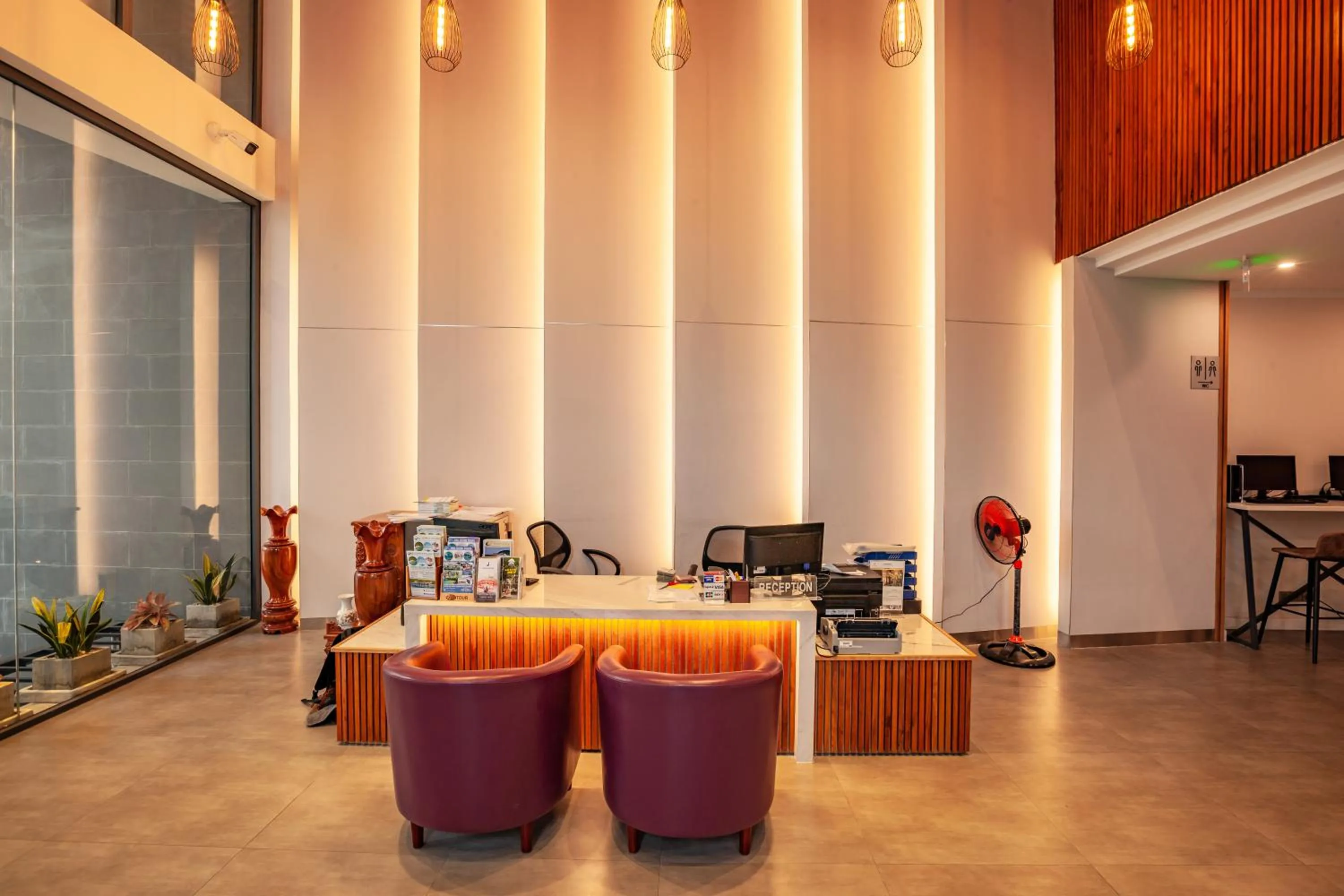 Lobby or reception in An Phu Hotel