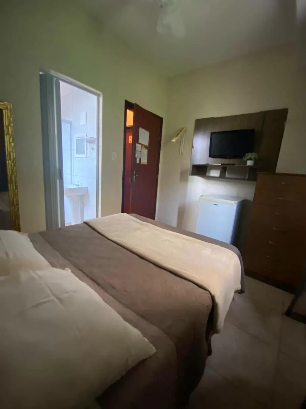 Bed in Pousada Do Pancho