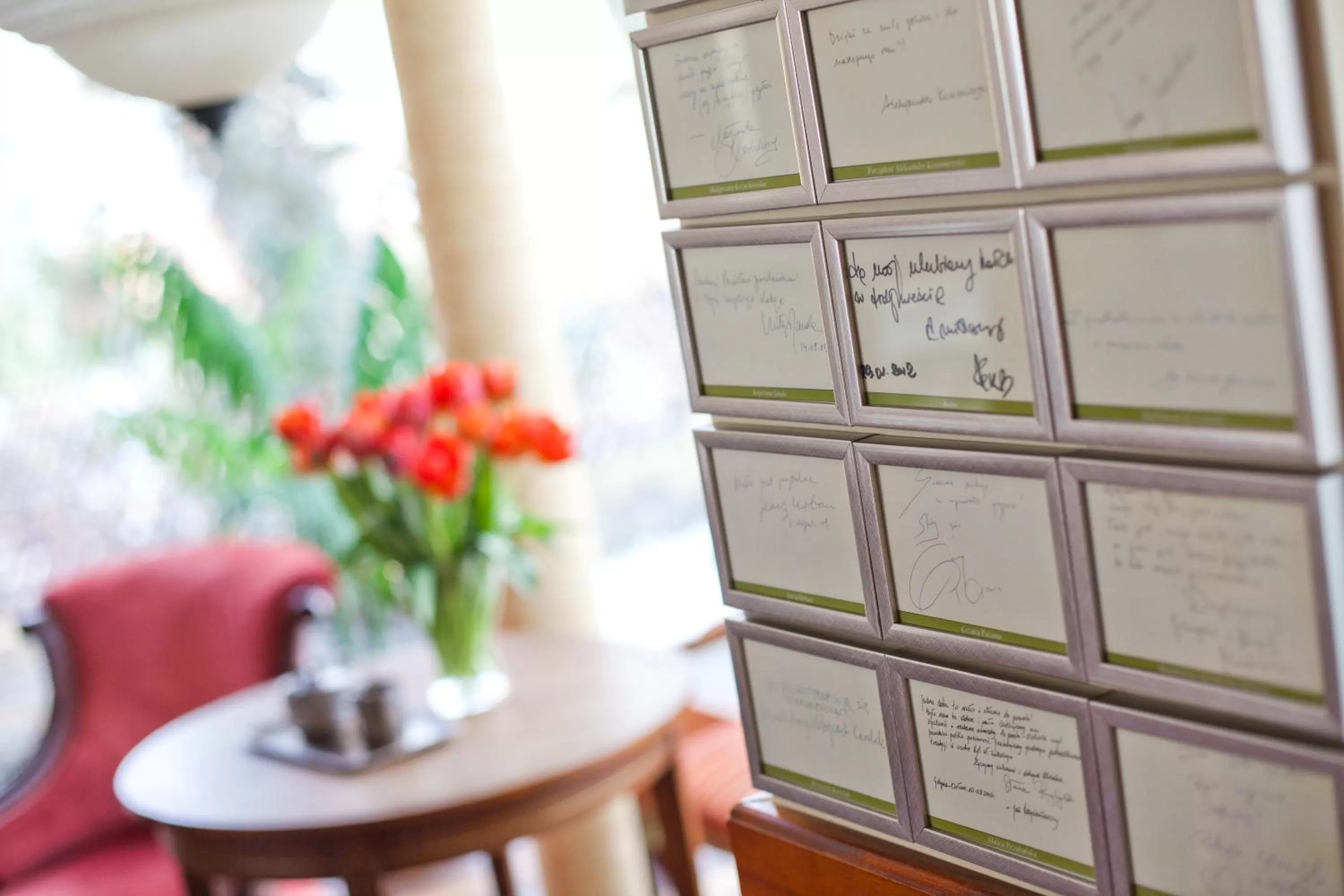 Decorative detail in Hotel Willa Lubicz