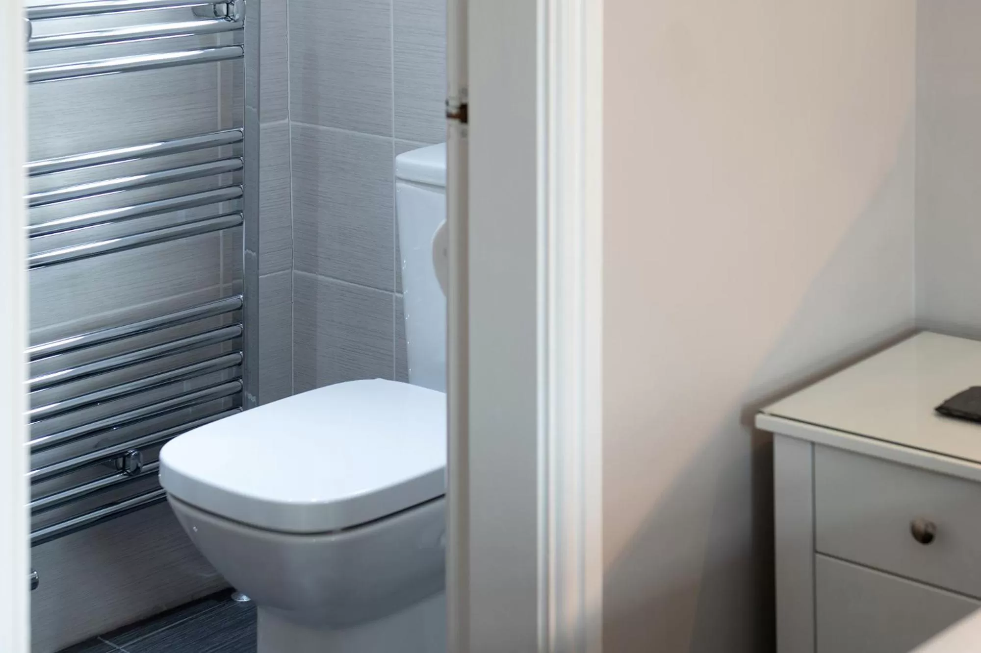 Toilet in Pebble House