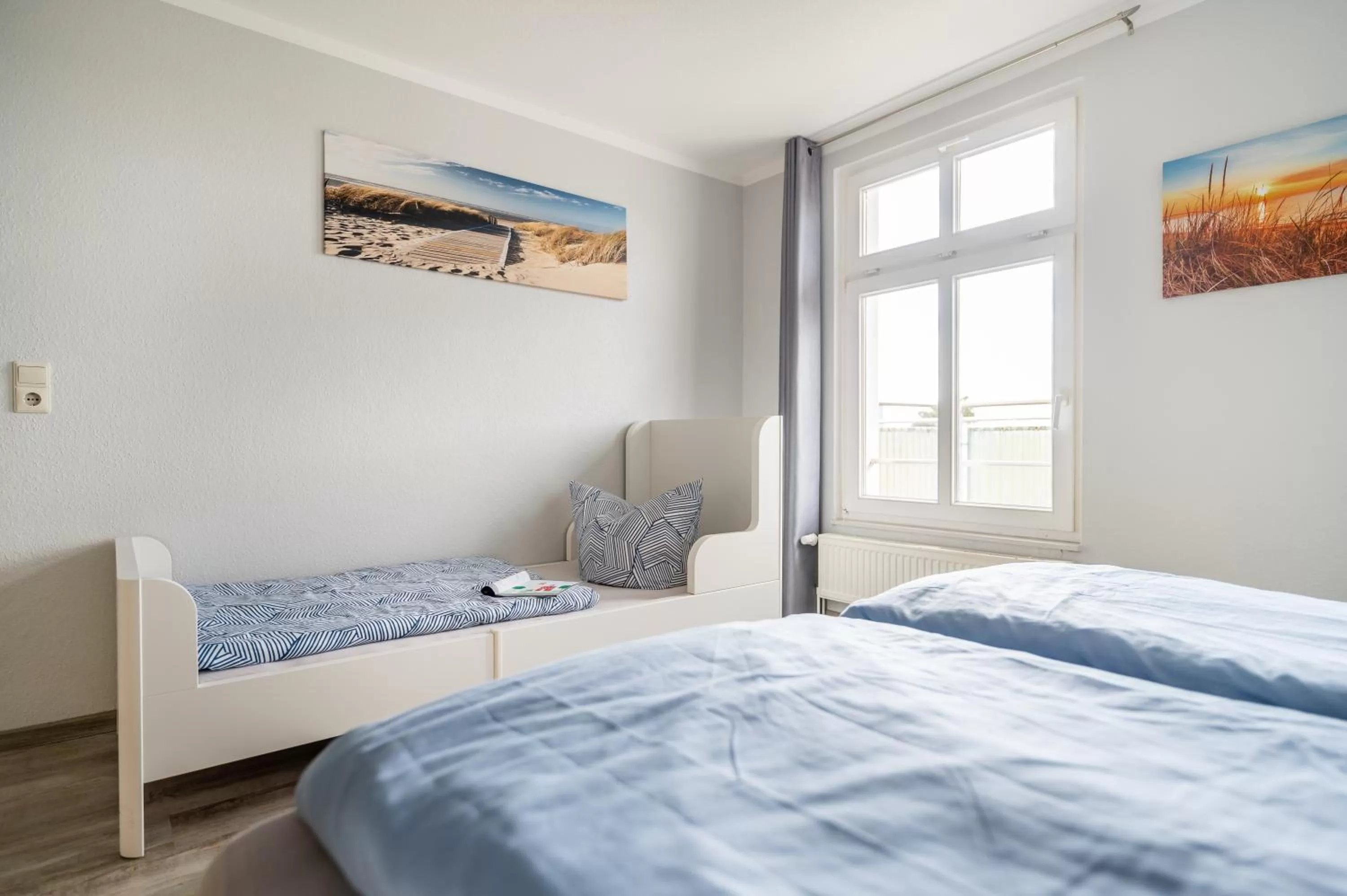 Bed in Haus Ferienglück Sauna im Haus