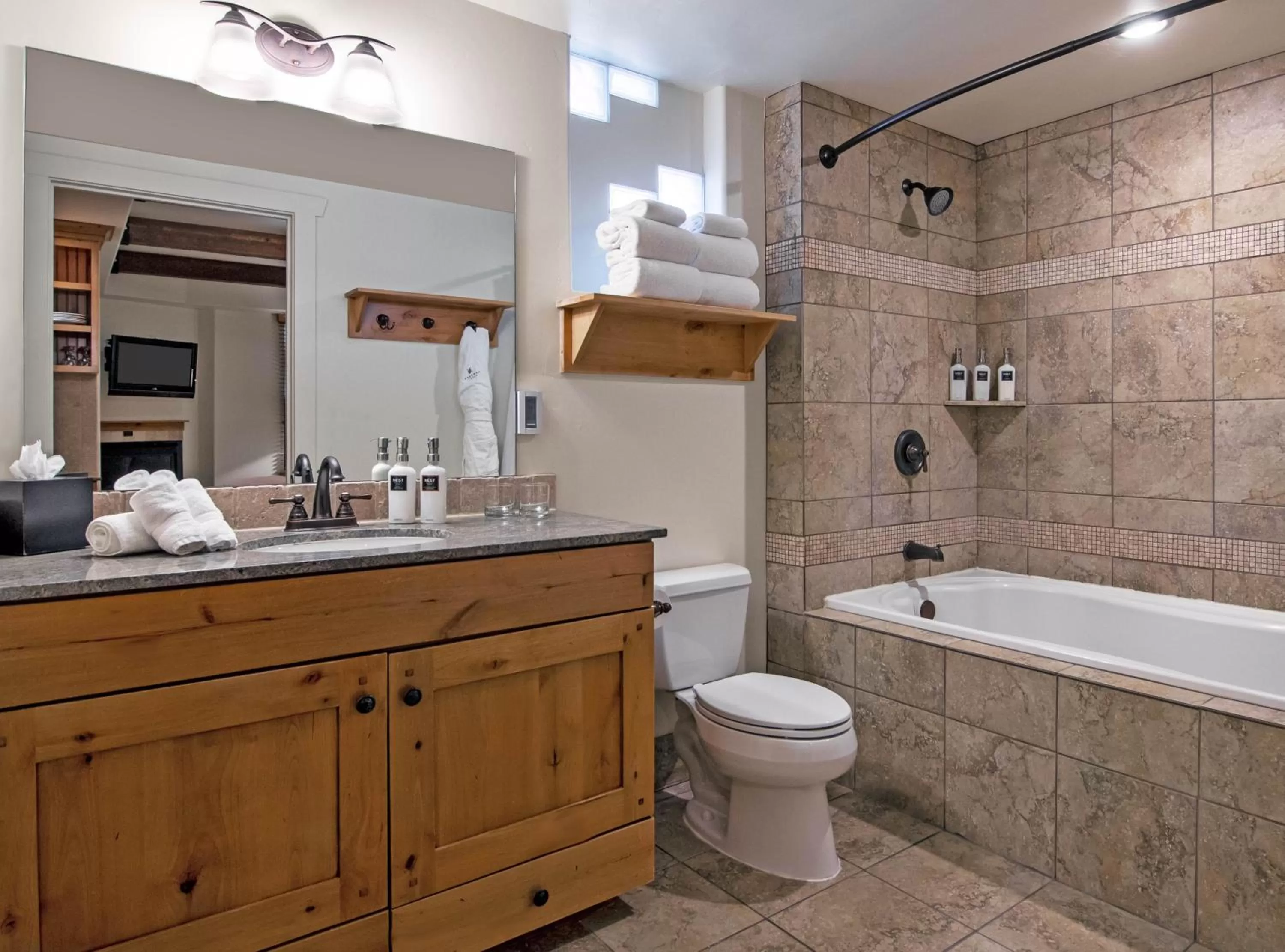 Shower in Newpark Resort