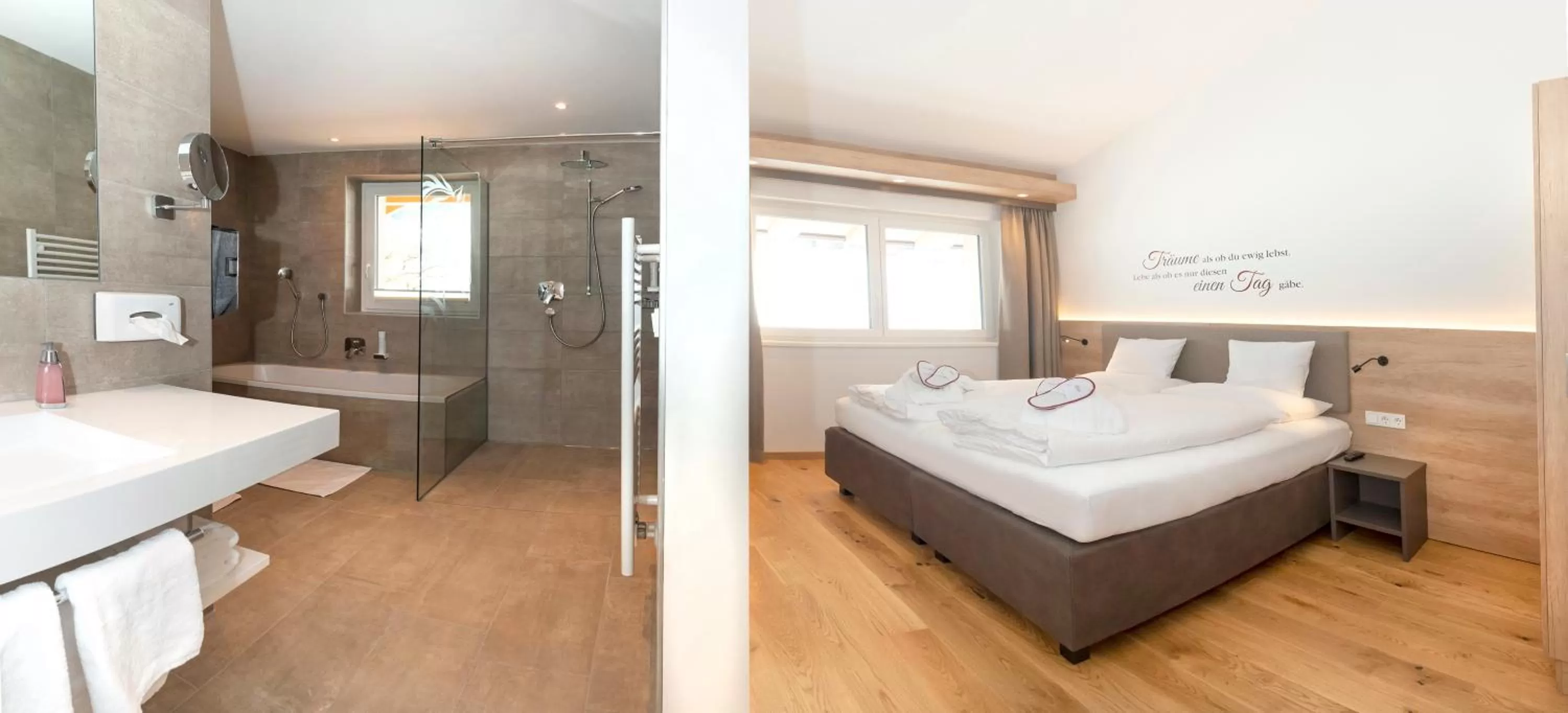 Bed in Hotel Der Wastlhof - direkt an der Skipiste Wellness & Spa