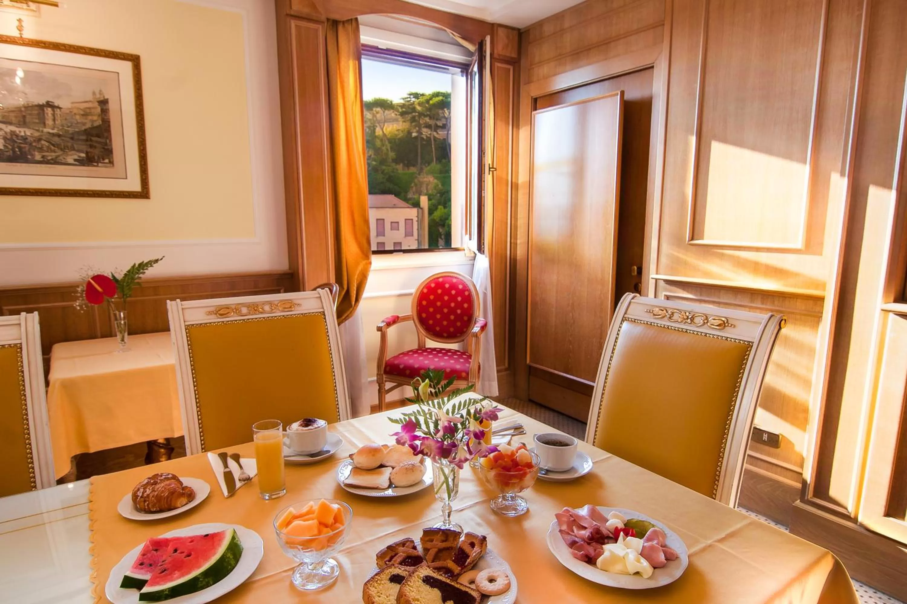 Buffet breakfast in Residenza Paolo VI