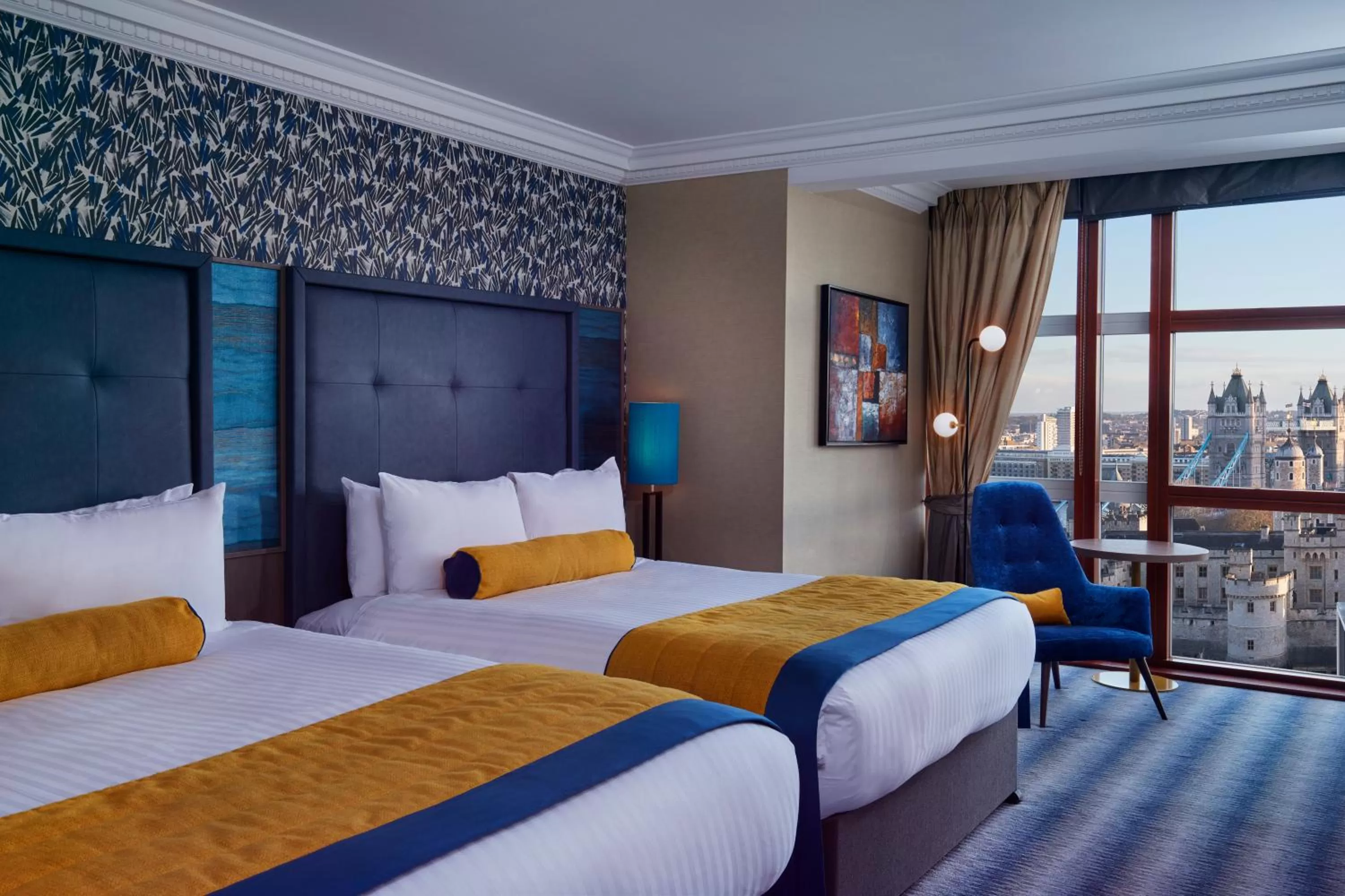 Bedroom, Bed in Leonardo Royal Hotel London City - Tower of London