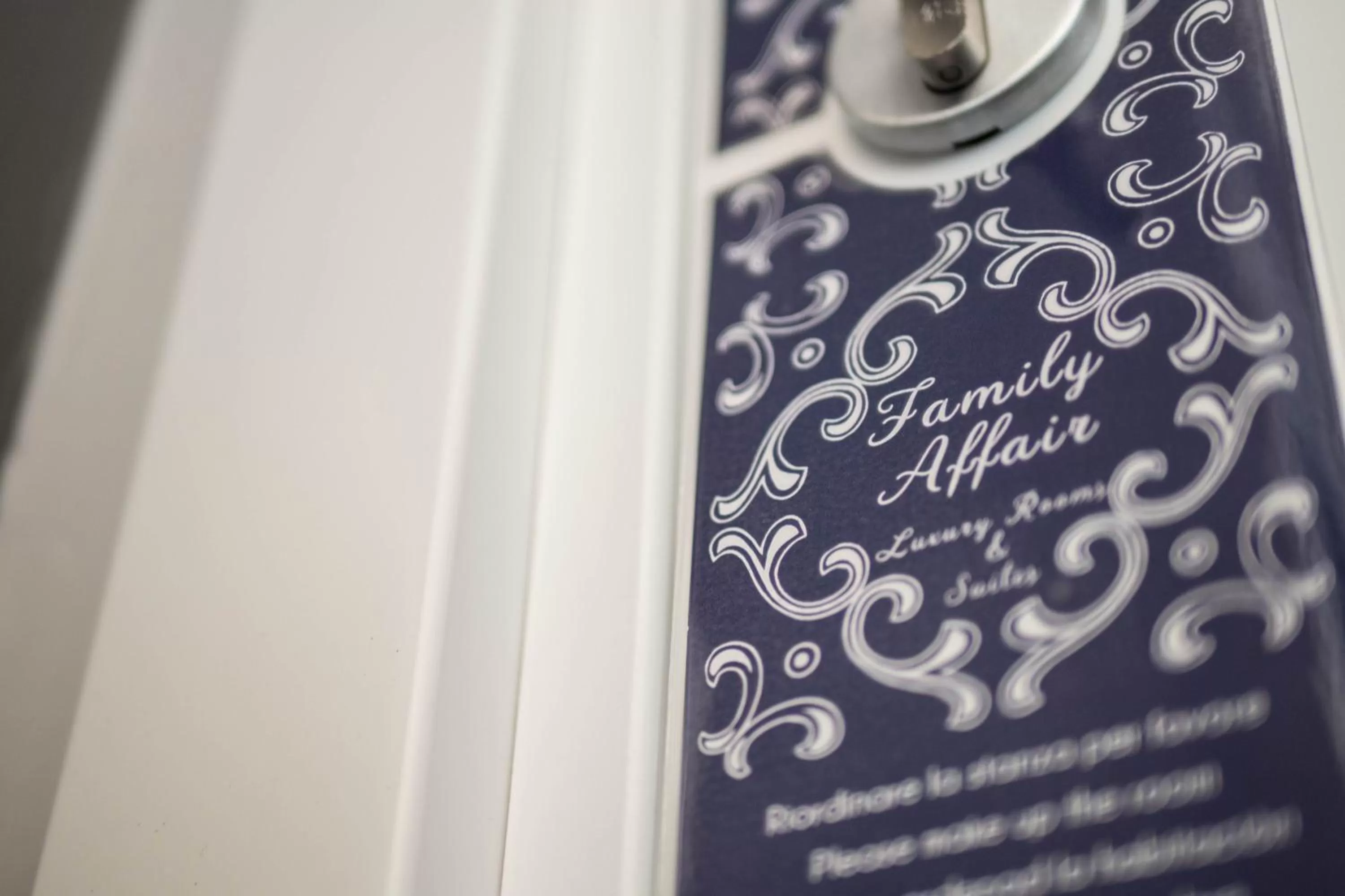 Decorative detail in Family Affair Luxury Rooms&Suites