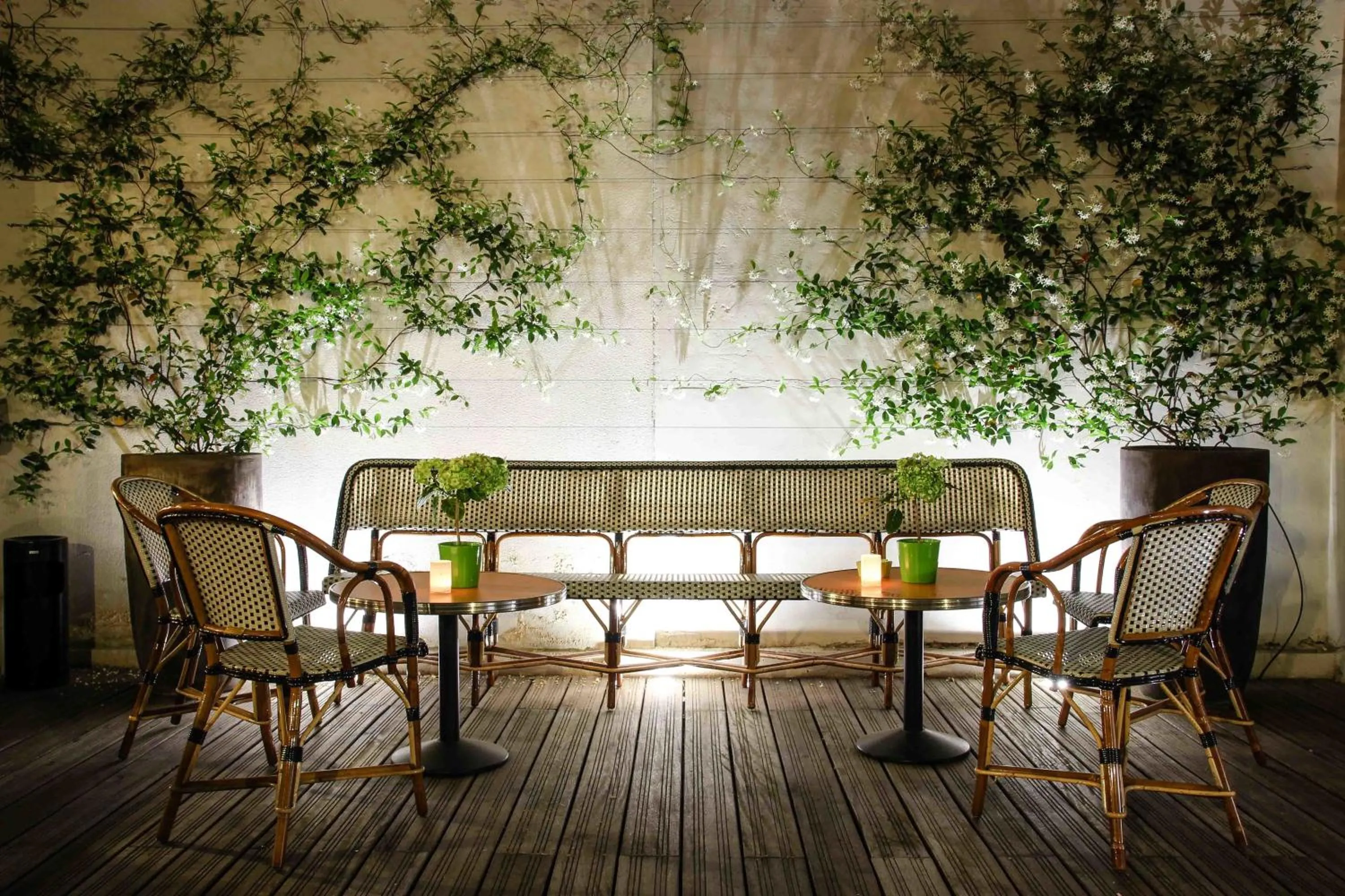 Garden in Hôtel Vic Eiffel