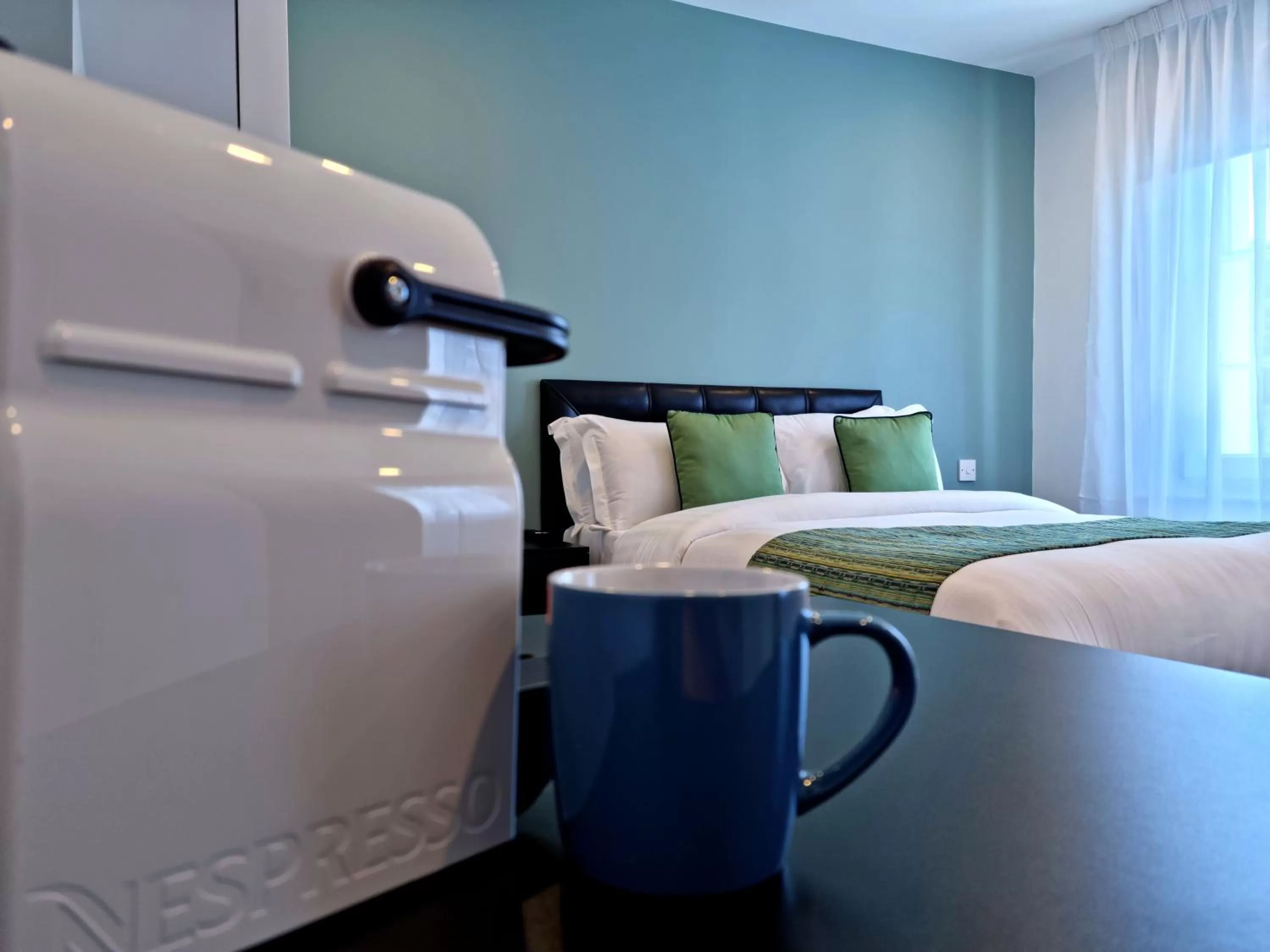 Bedroom, Bed in 146 STUDIOS Marylebone