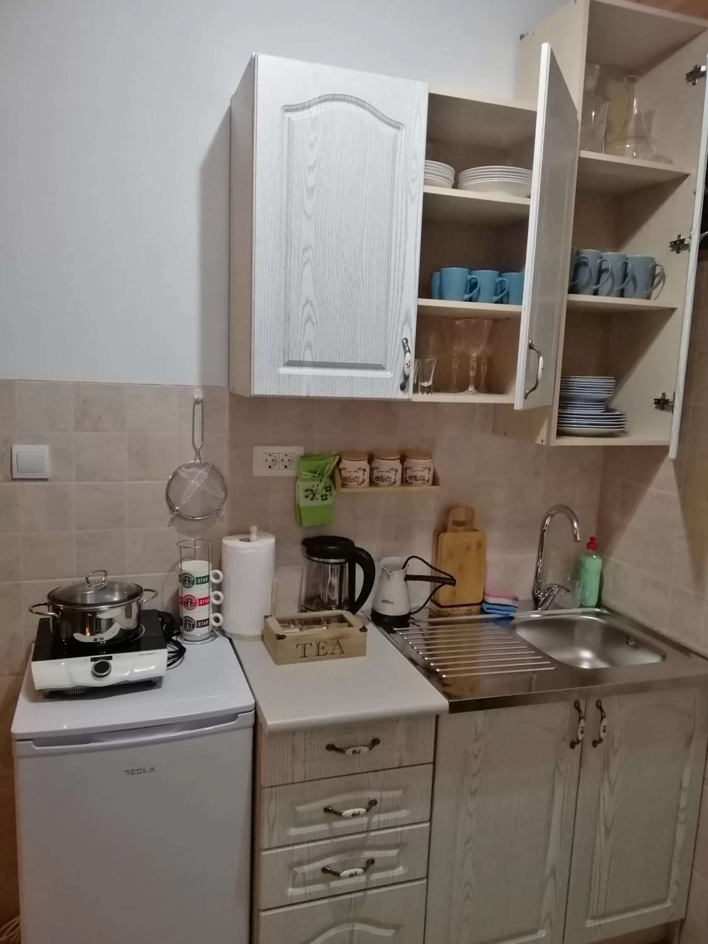 Kitchen or kitchenette in Apartmani RUNOLIST