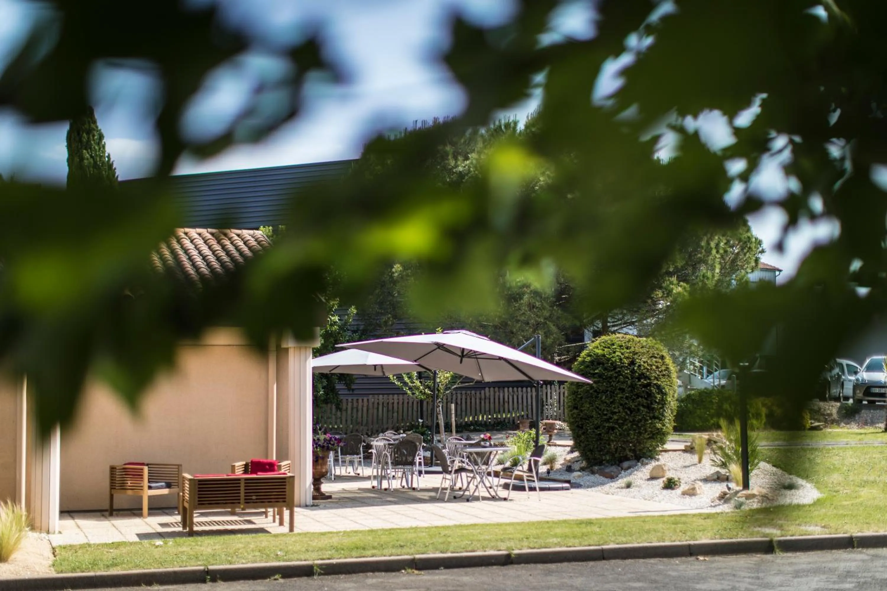 Patio in Contact Hotel Atoll