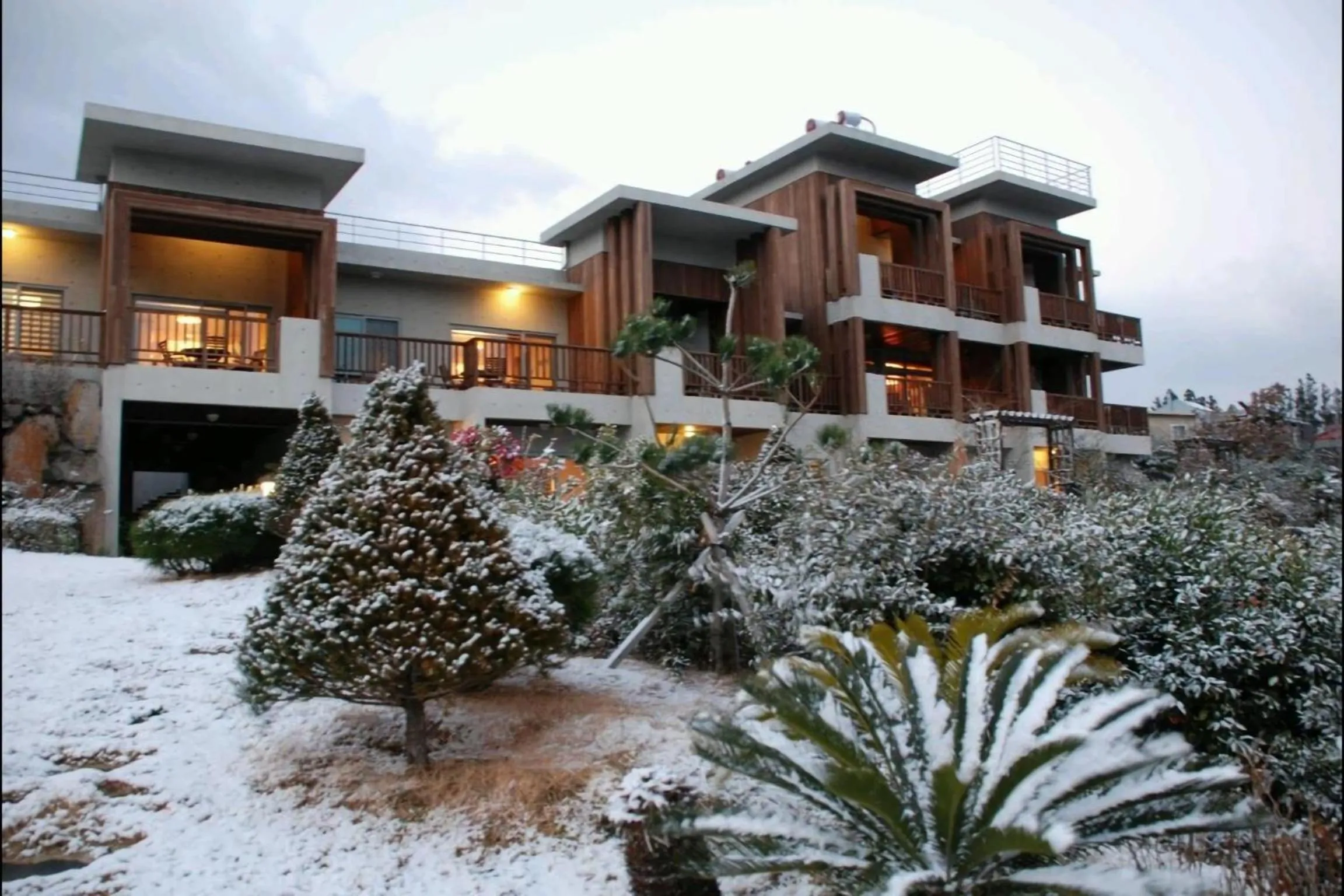 Property building in Jeju Eco Suites