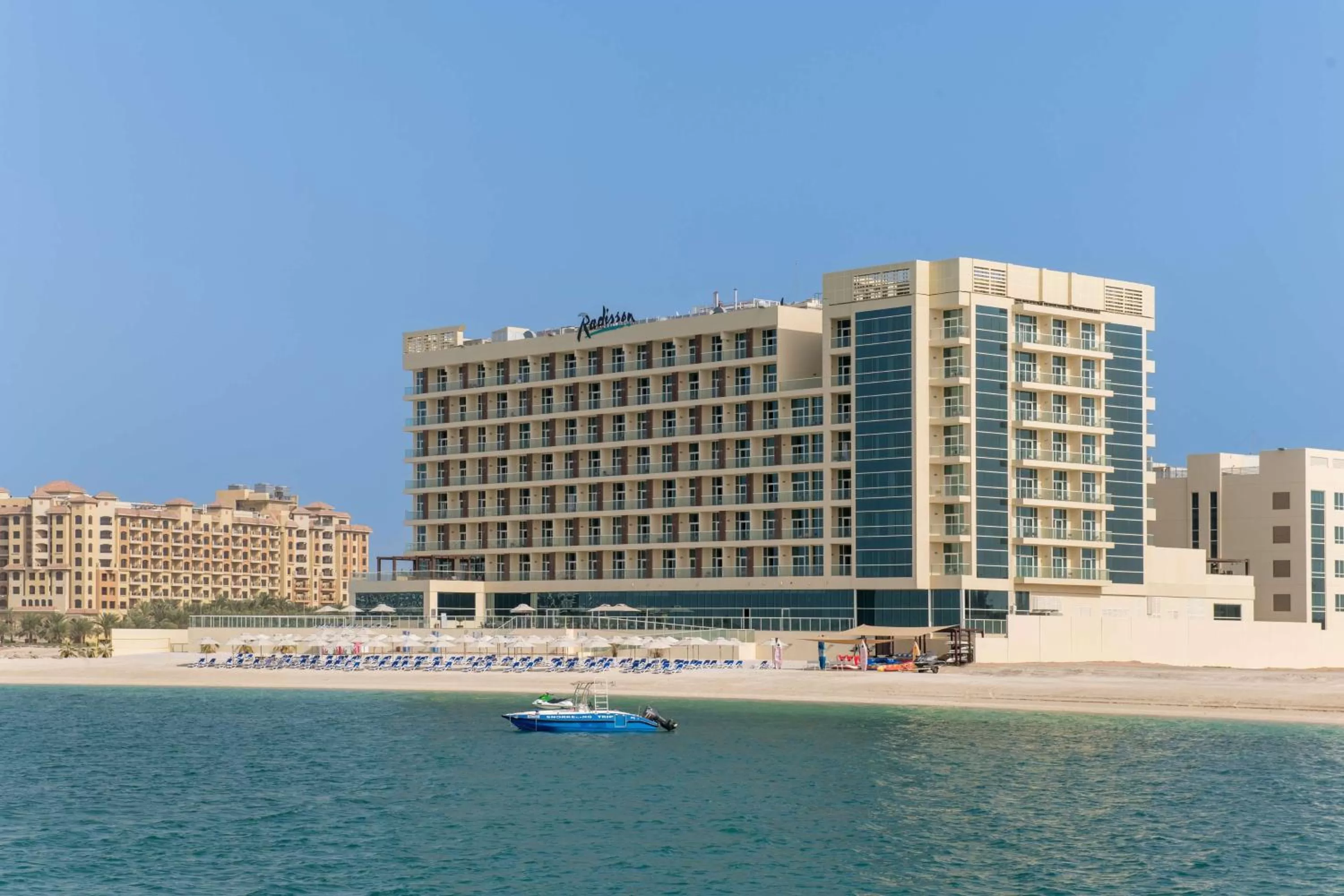 Property building in Radisson Resort Ras Al Khaimah Marjan Island