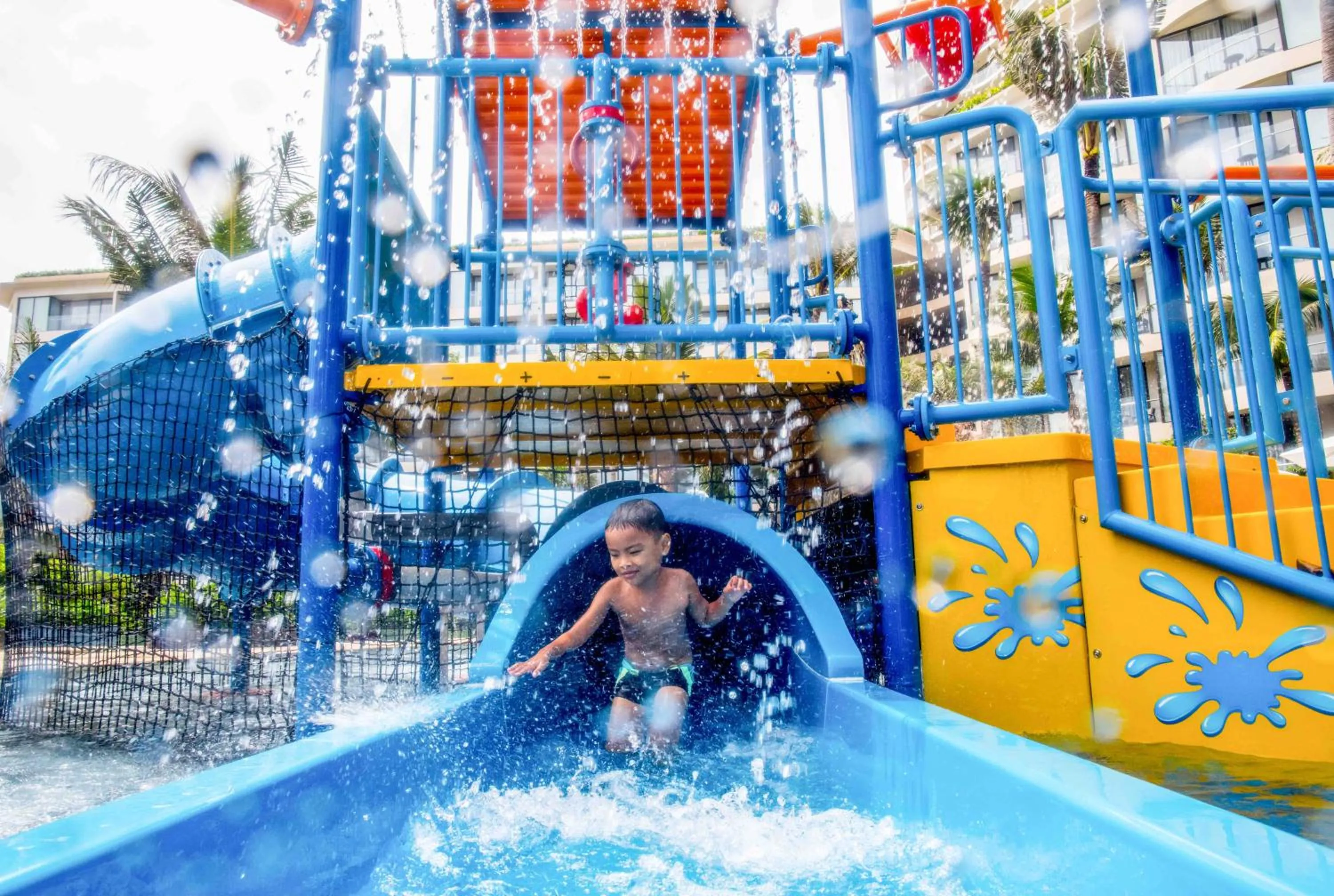 Aqua park in InterContinental Phu Quoc Long Beach Resort by IHG