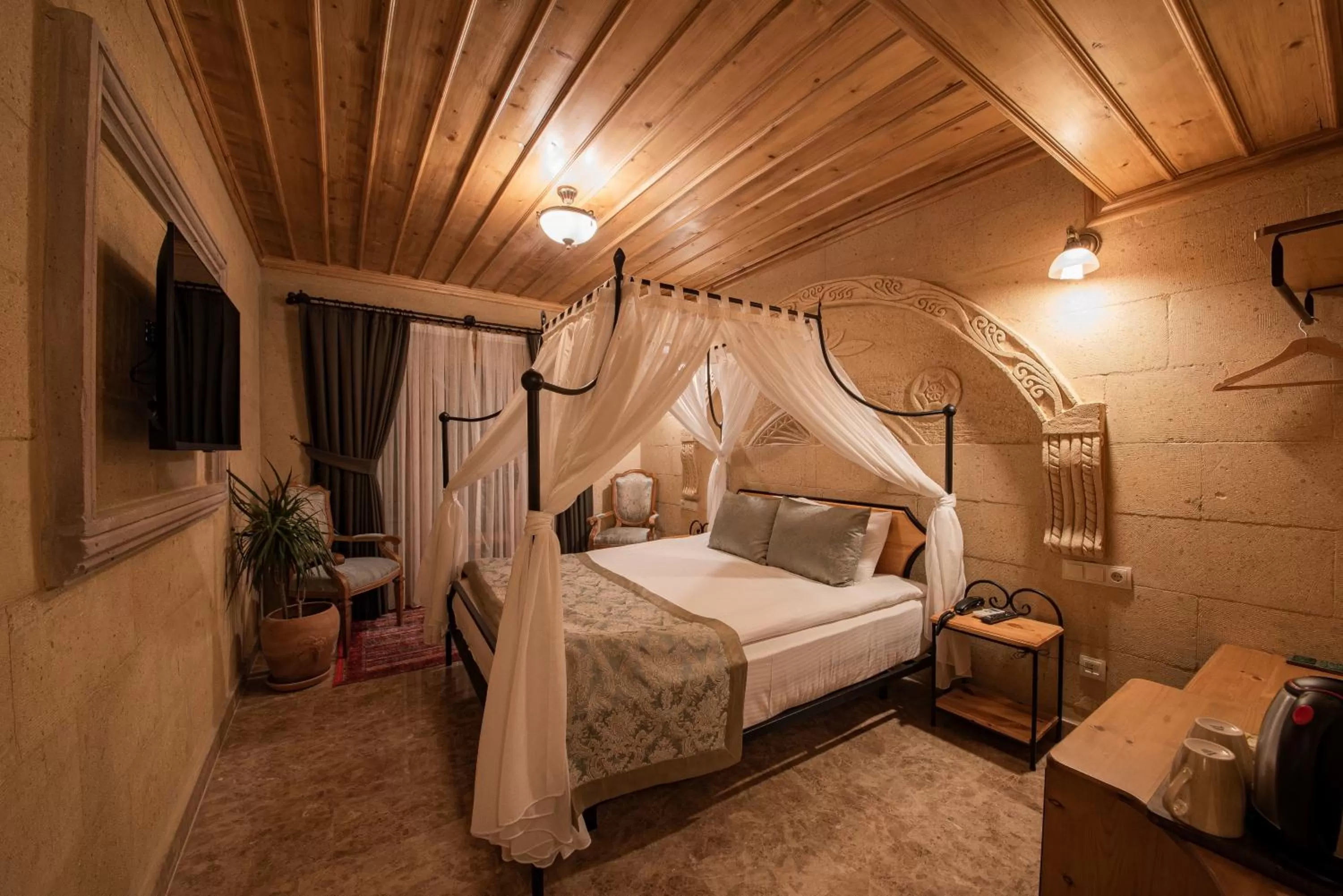 Bed in Cratus Stone Palace