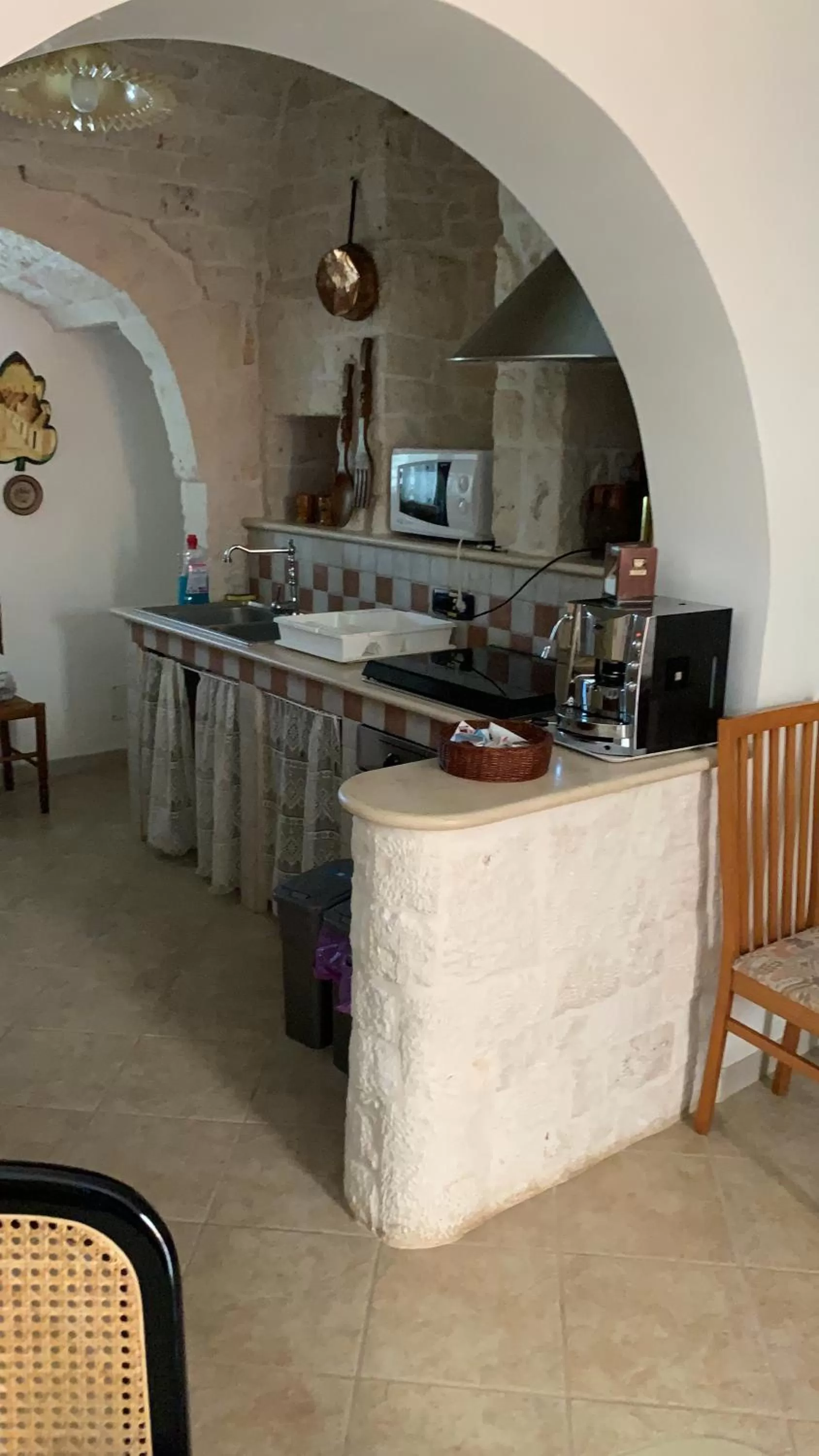 Coffee/tea facilities, Kitchen/Kitchenette in B&B Villa Grassi