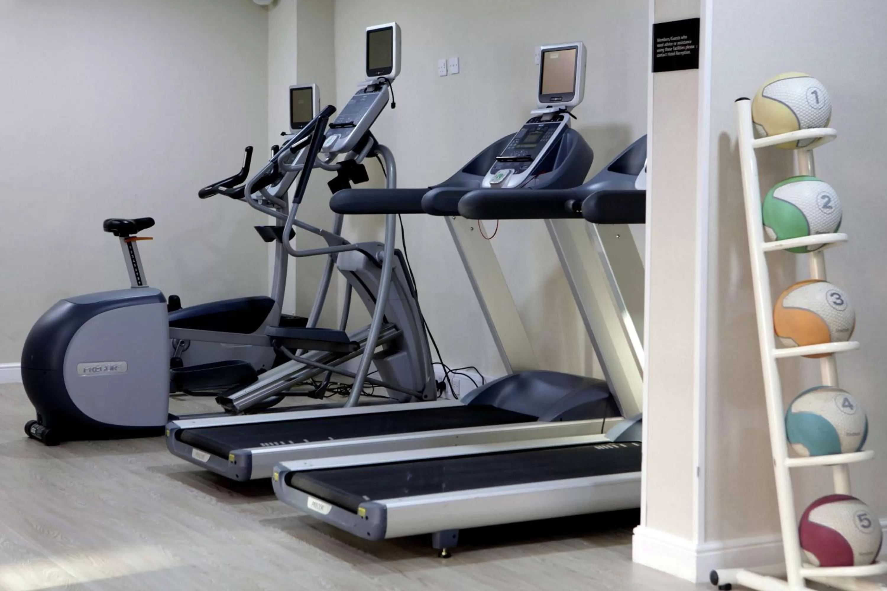 Fitness centre/facilities in DoubleTree by Hilton York