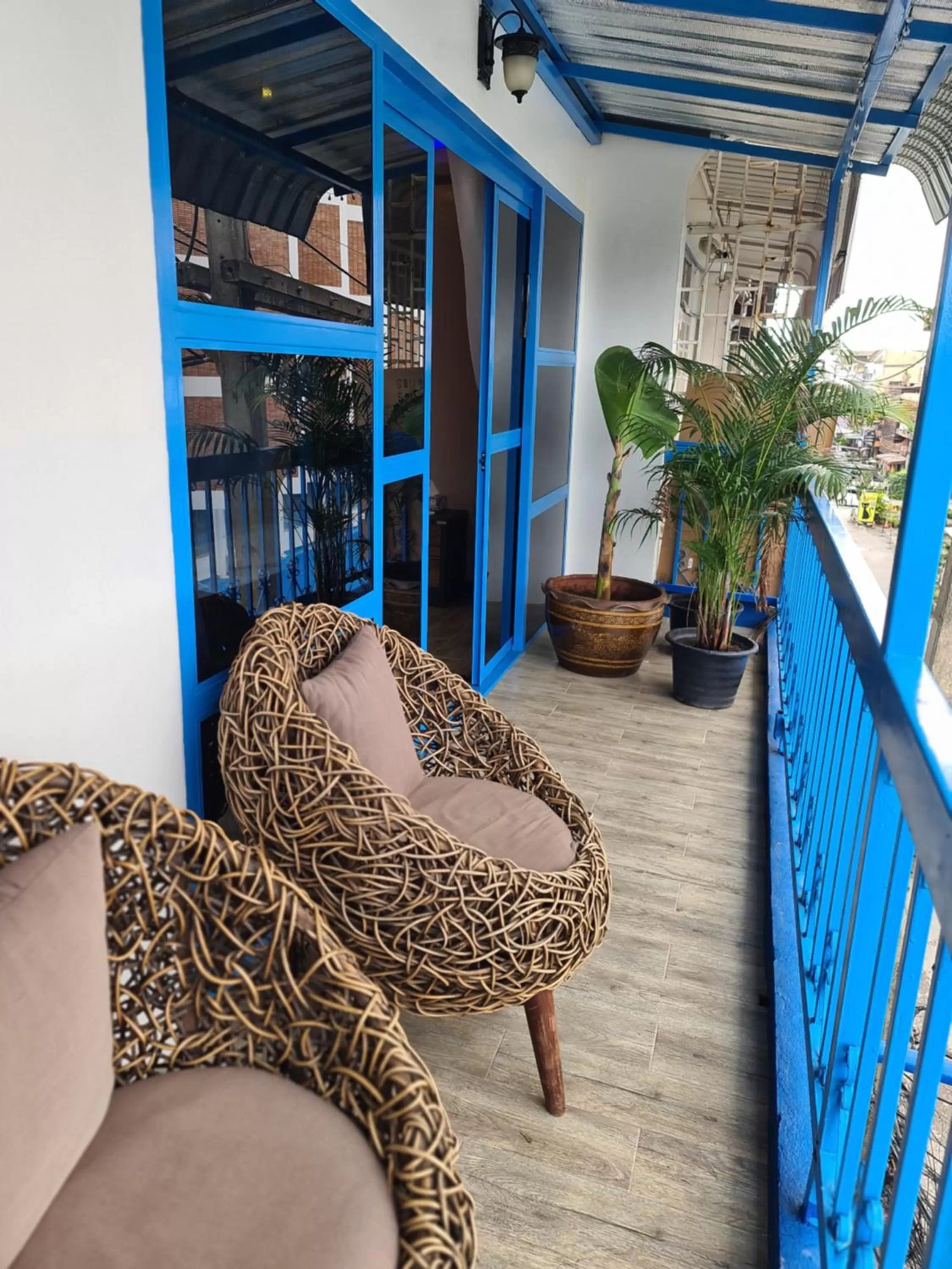Balcony/Terrace, Seating Area in The Bavarian Guesthouse
