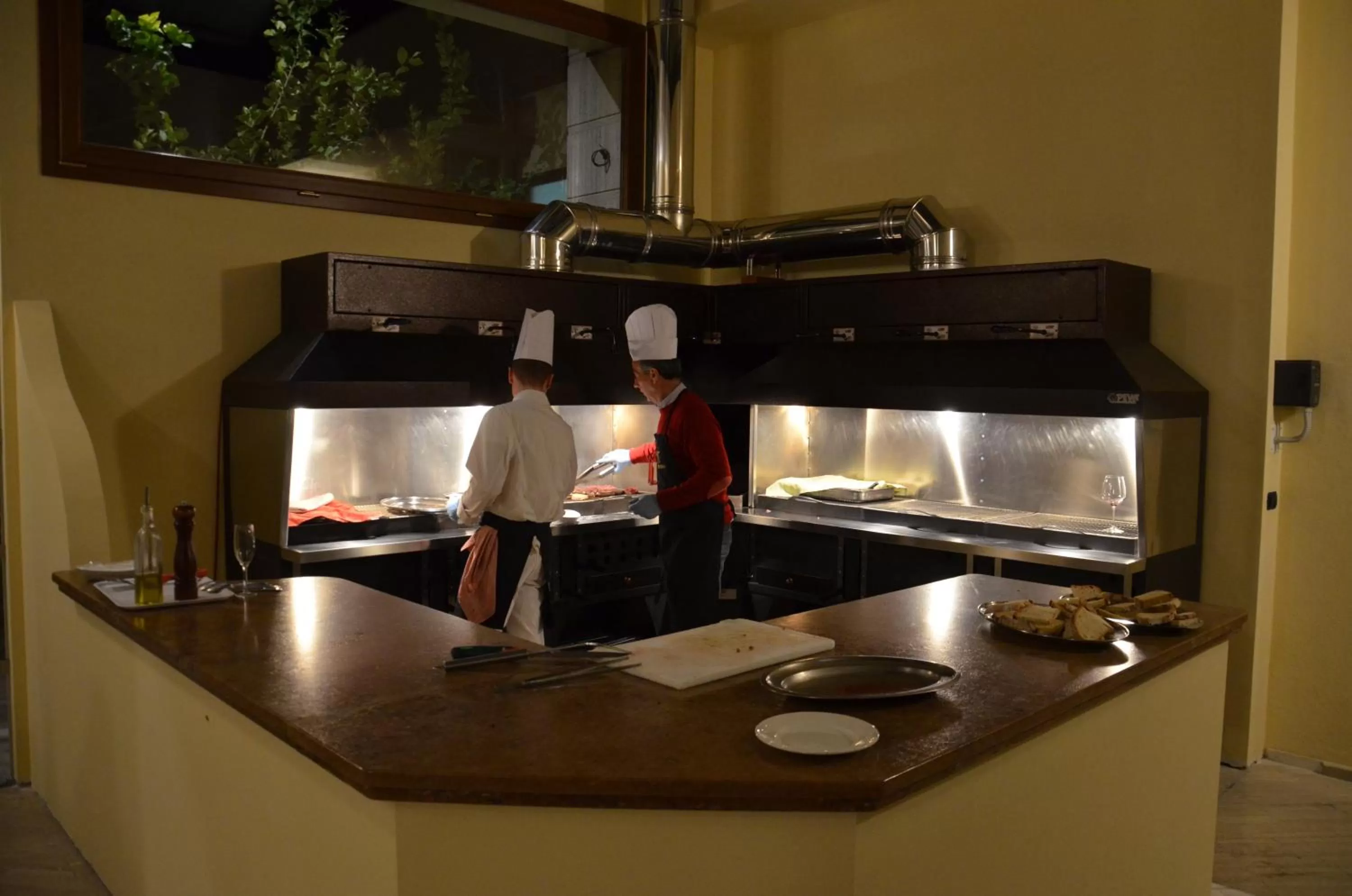 Kitchen or kitchenette in Mingone Hotel Ristorante