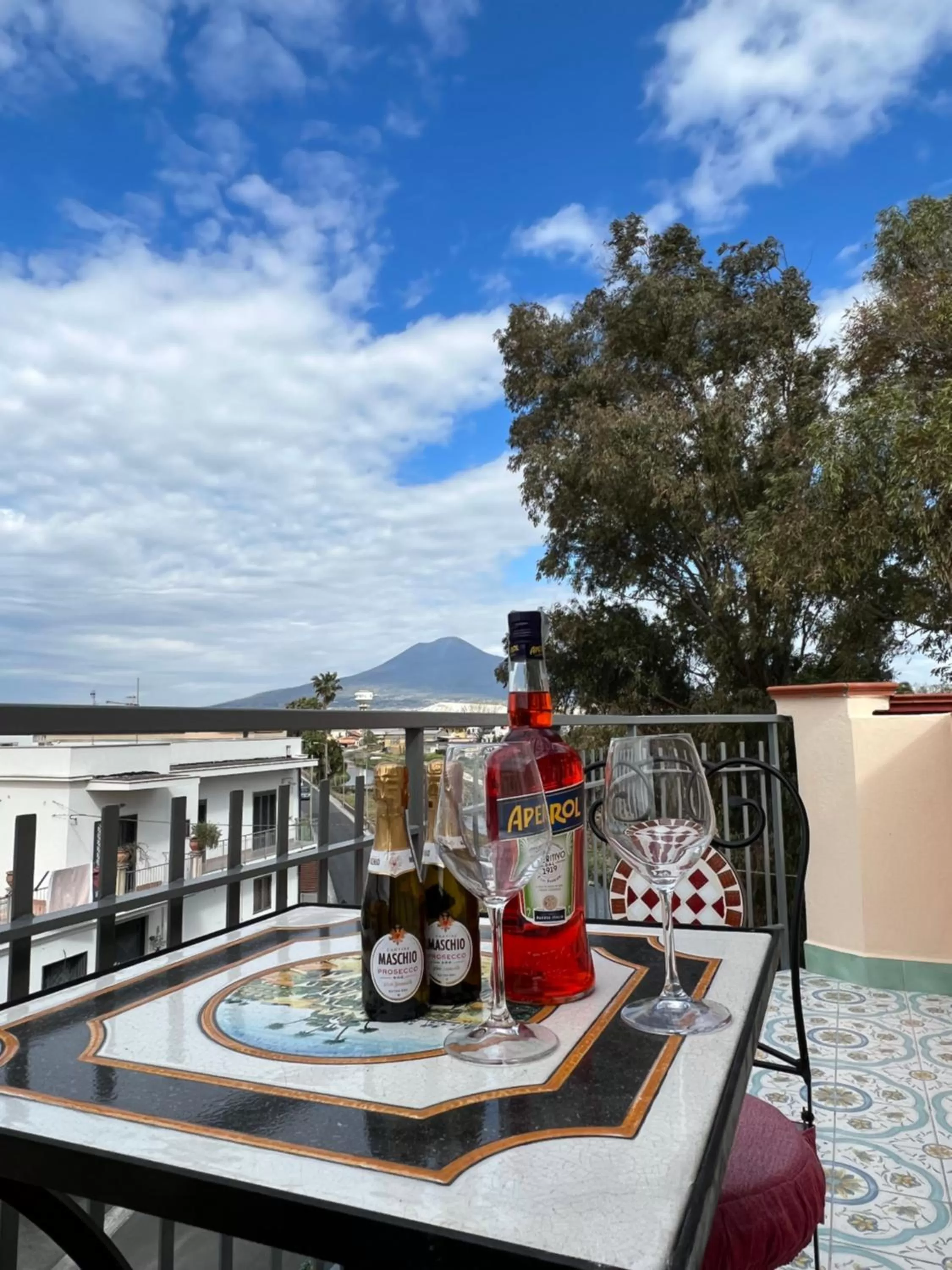 Balcony/Terrace in Il Tempio Di Giove Suite