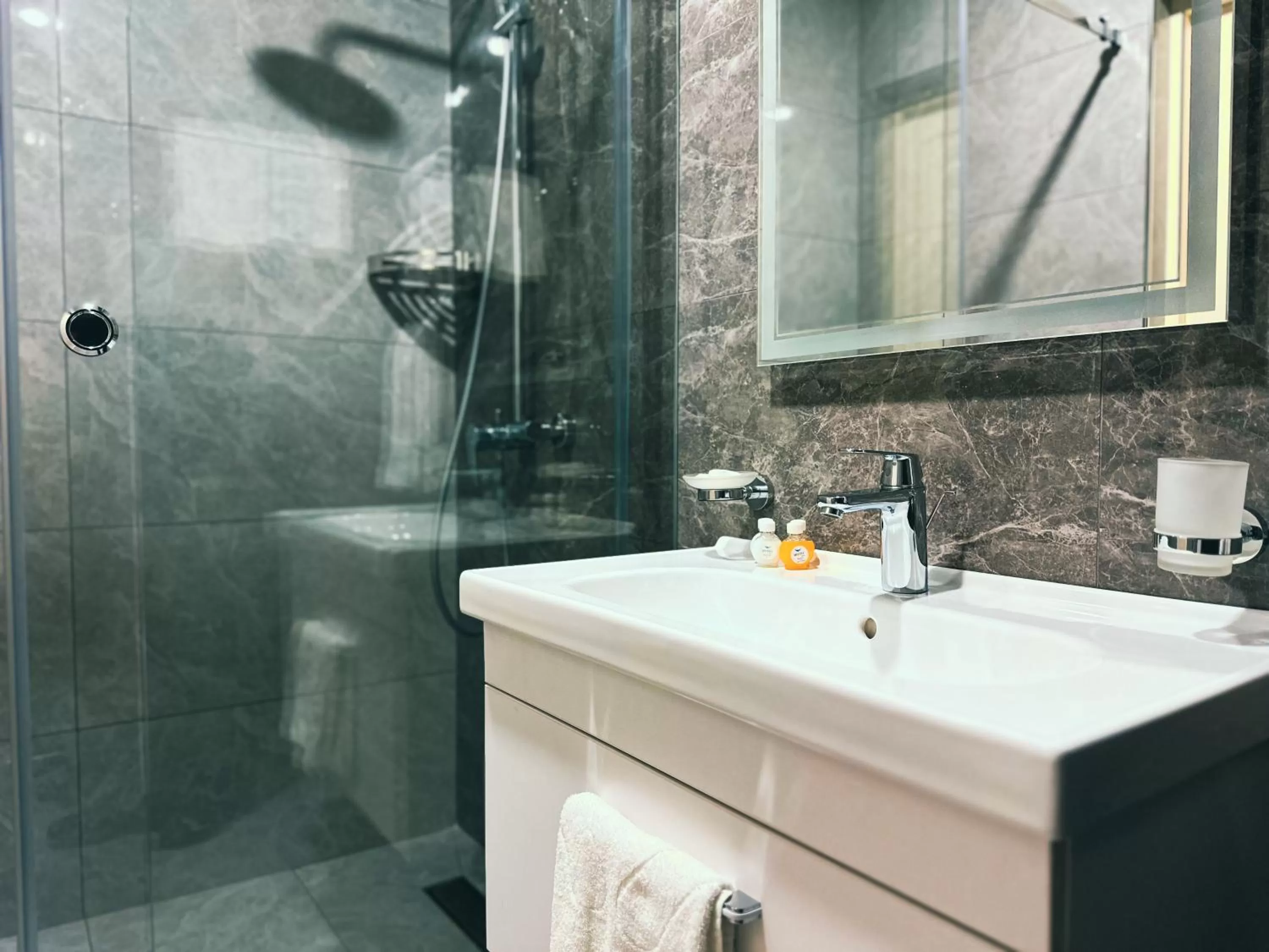 Shower in Garnet Hotel Tashkent