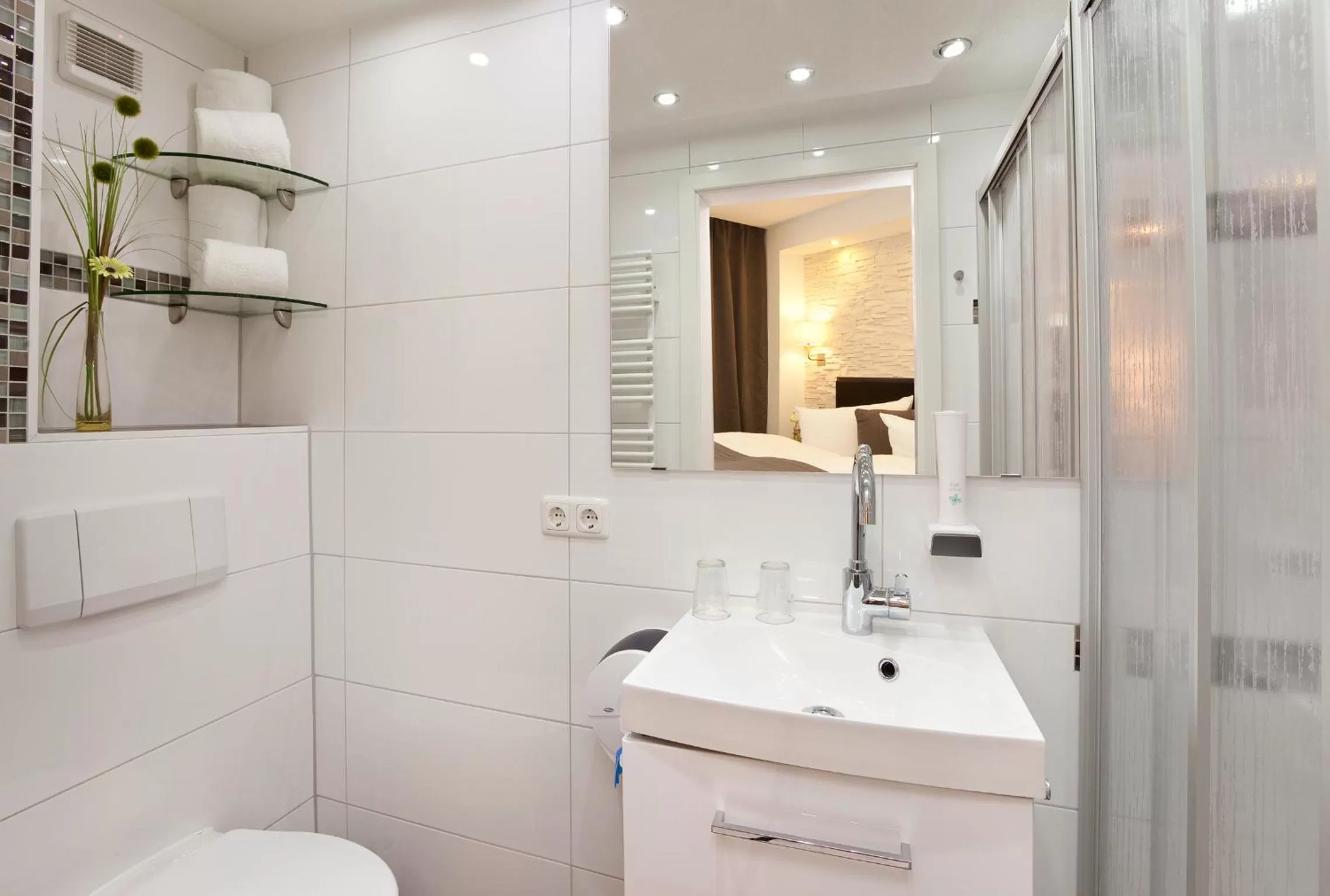 Bathroom in City Apart Hotel Füssen