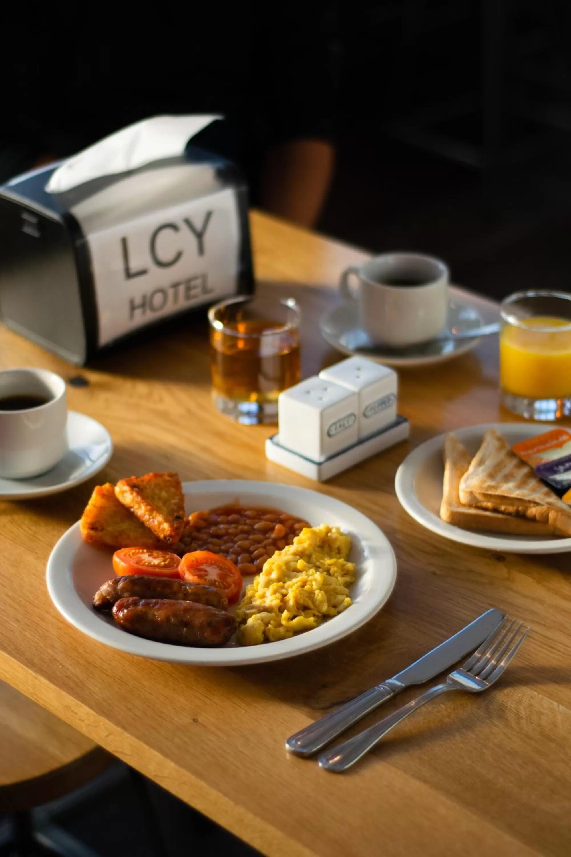 Food in London City Airport Hotel