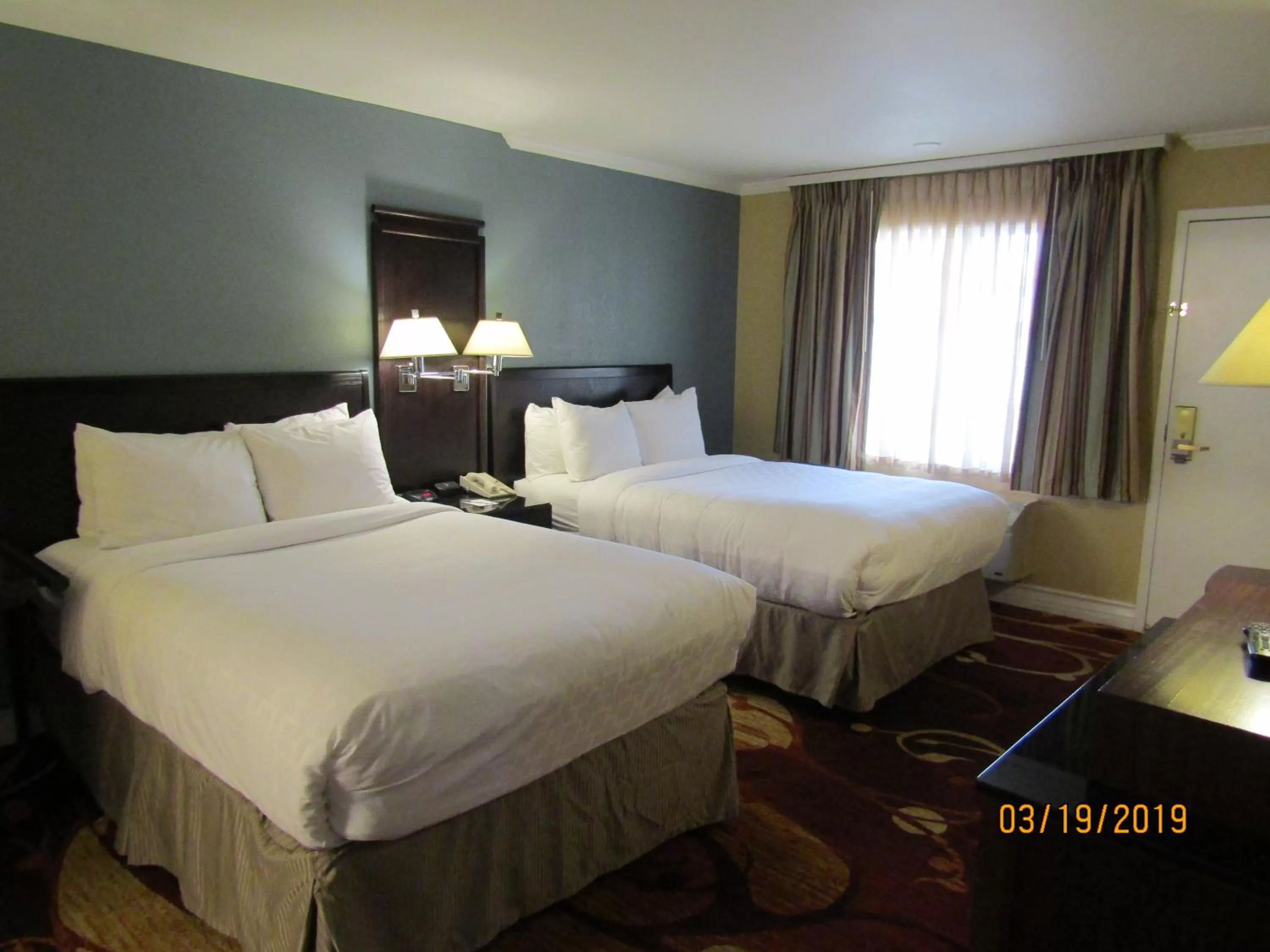 Queen Room with Two Queen Beds and Roll in Shower - Accessible/Non-Smoking in Clarion Inn Ridgecrest