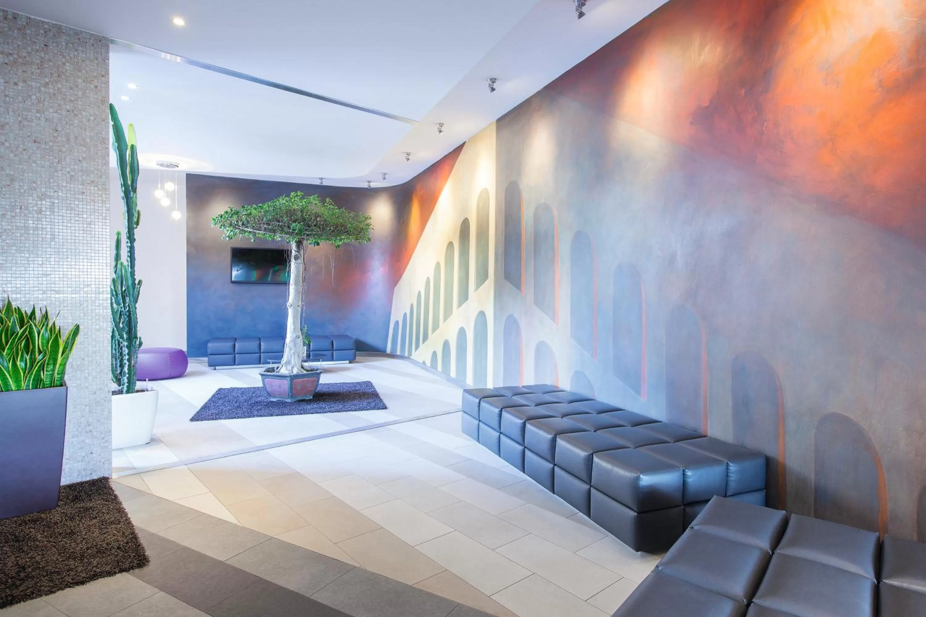 Decorative detail in Ibis Styles Roma Eur