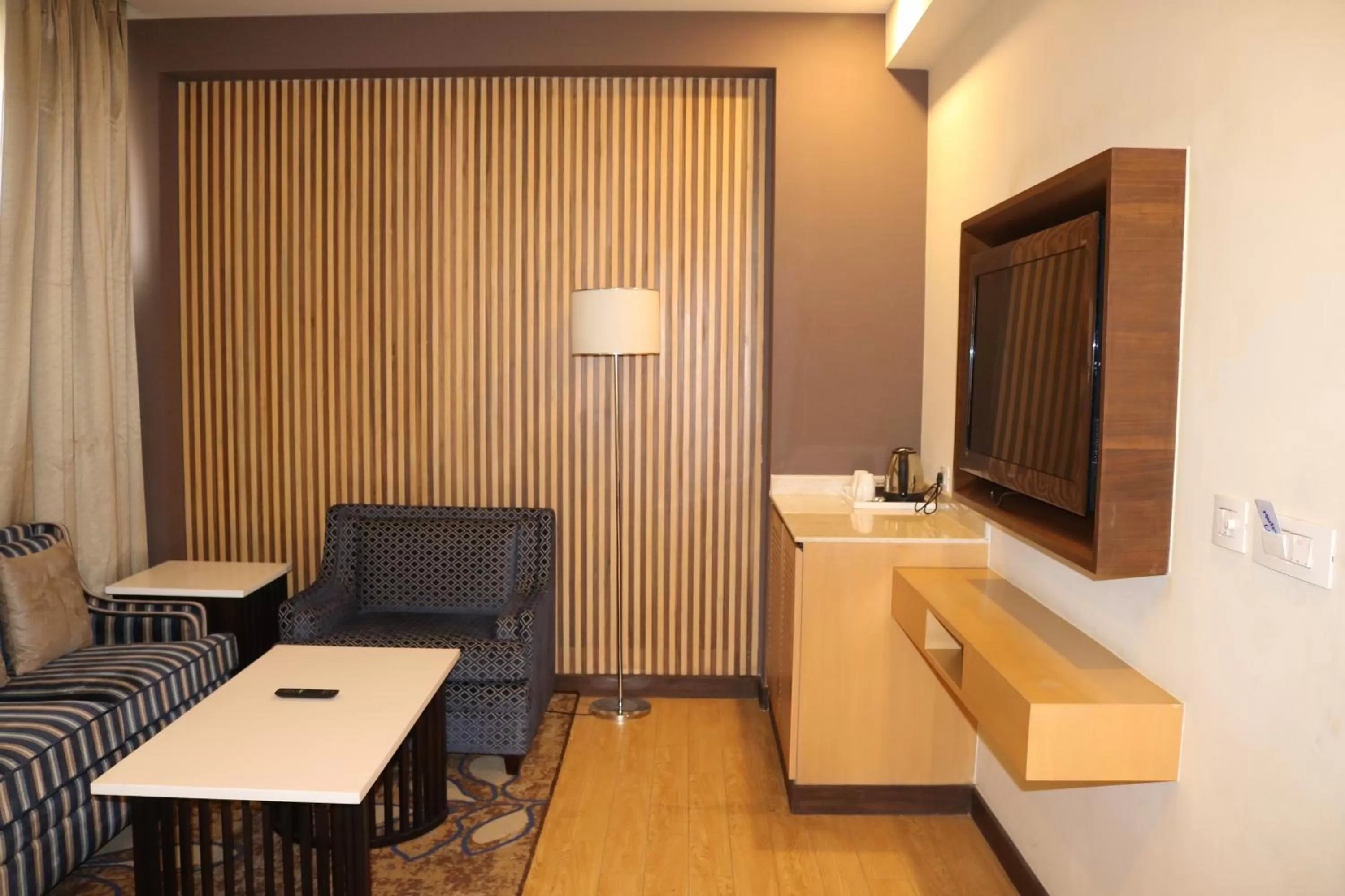 Seating area in Radisson Srinagar