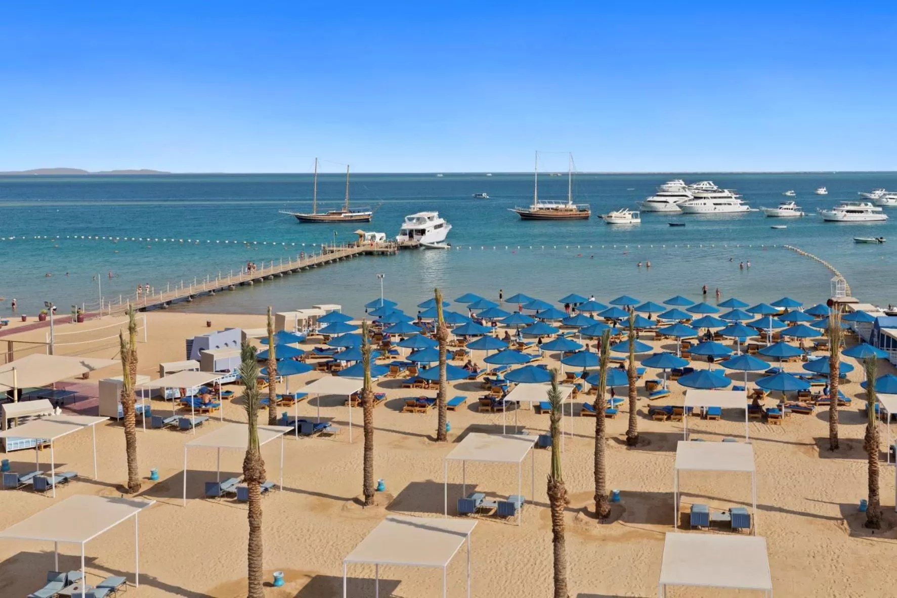 Beach in Pickalbatros Blu Spa Resort - Adults Friendly 16 Years Plus- Ultra All-Inclusive