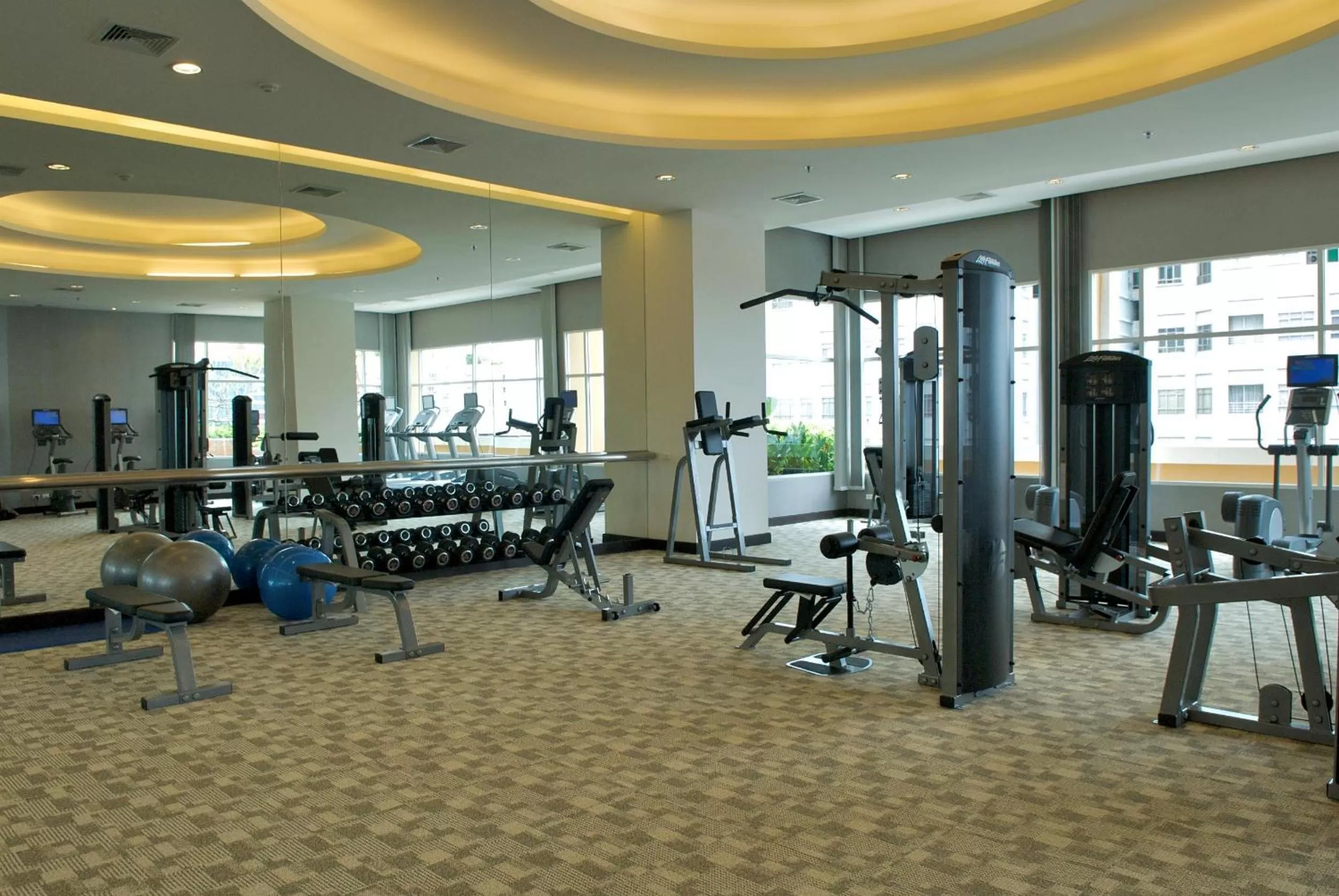 Fitness centre/facilities in The Narathiwas Hotel & Residence Sathorn Bangkok