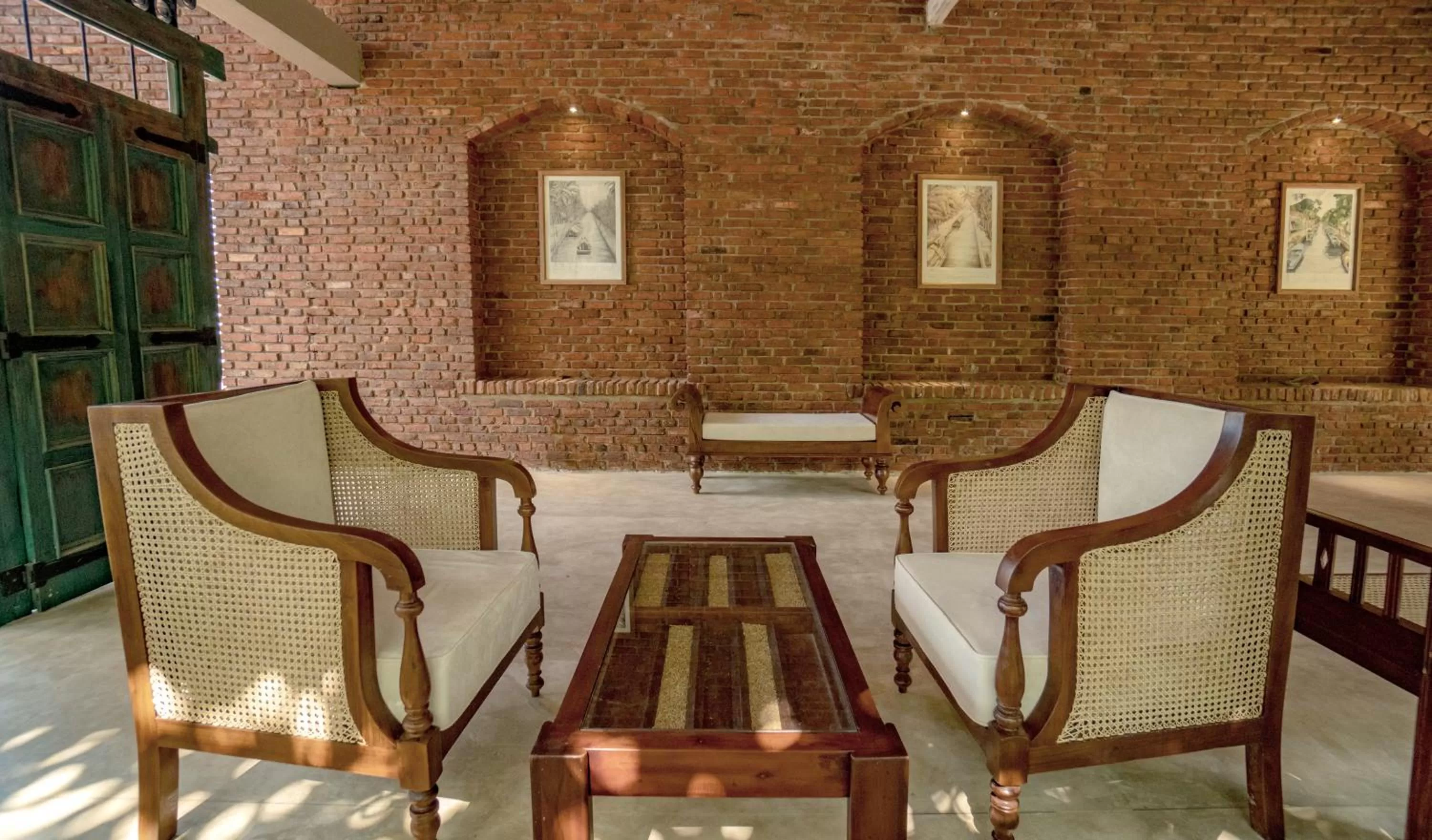 Seating area in Ayur Ayur Resort & Ayurveda Retreat