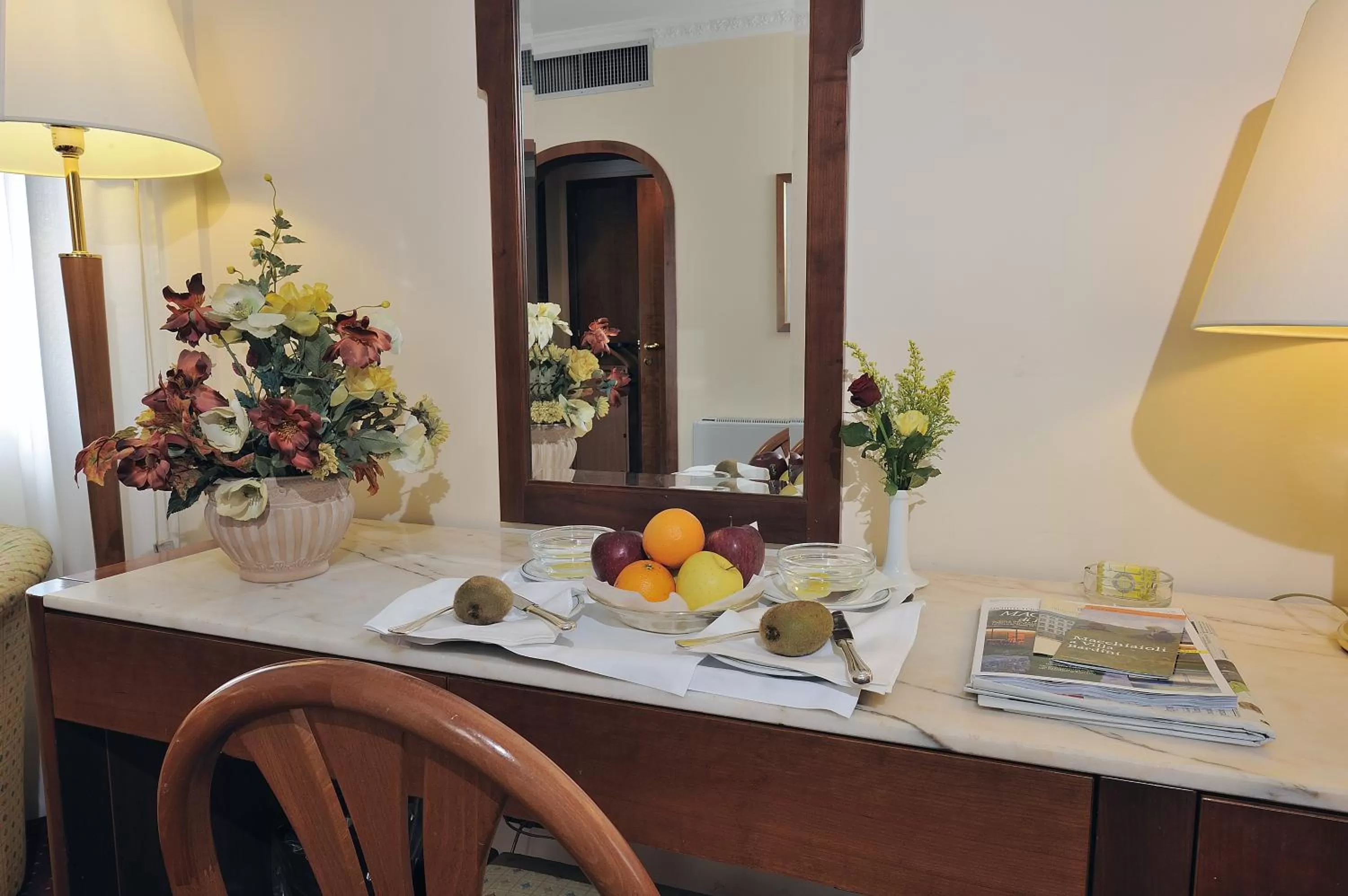 Decorative detail in Hotel Roma