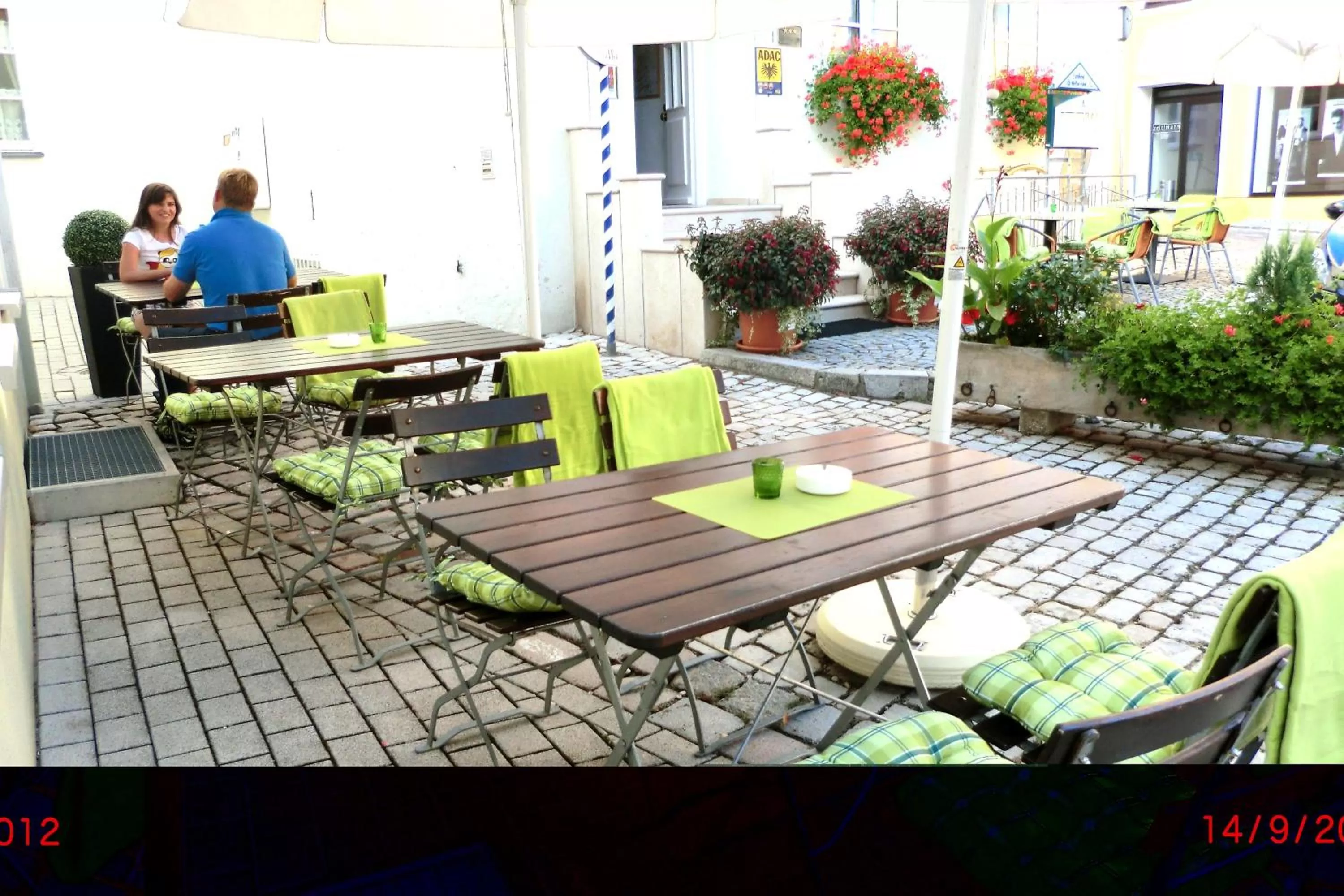 Balcony/Terrace in Landhotel Weißer Hahn